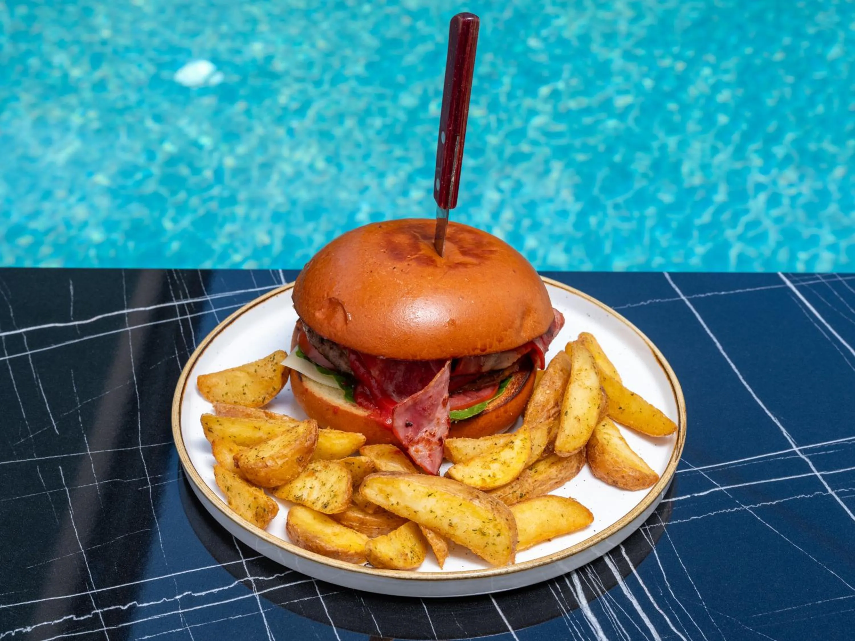 Food close-up in Captain Napoleon Paterakis CNP Luxurious Suites