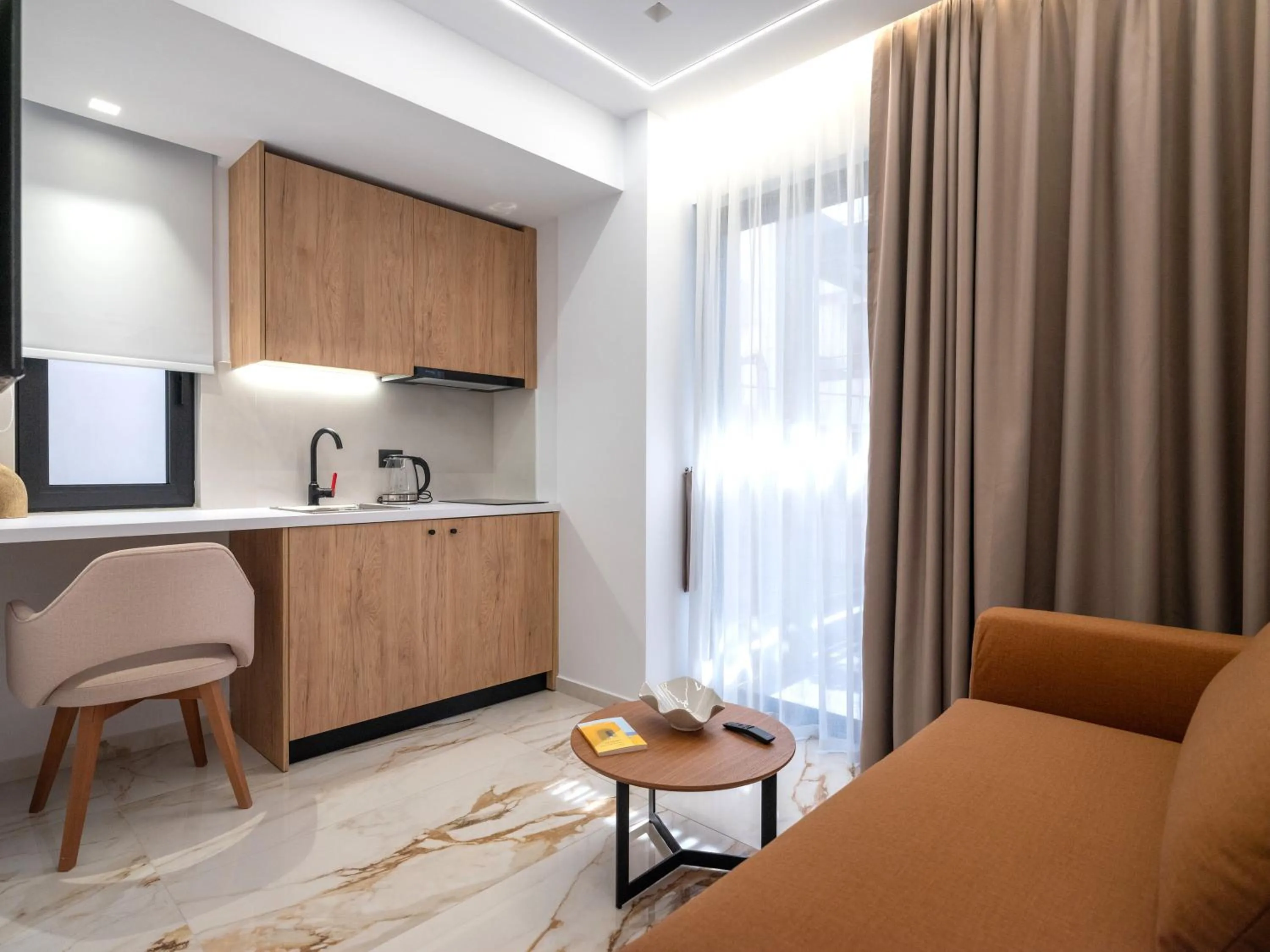 Living room in Captain Napoleon Paterakis CNP Luxurious Suites