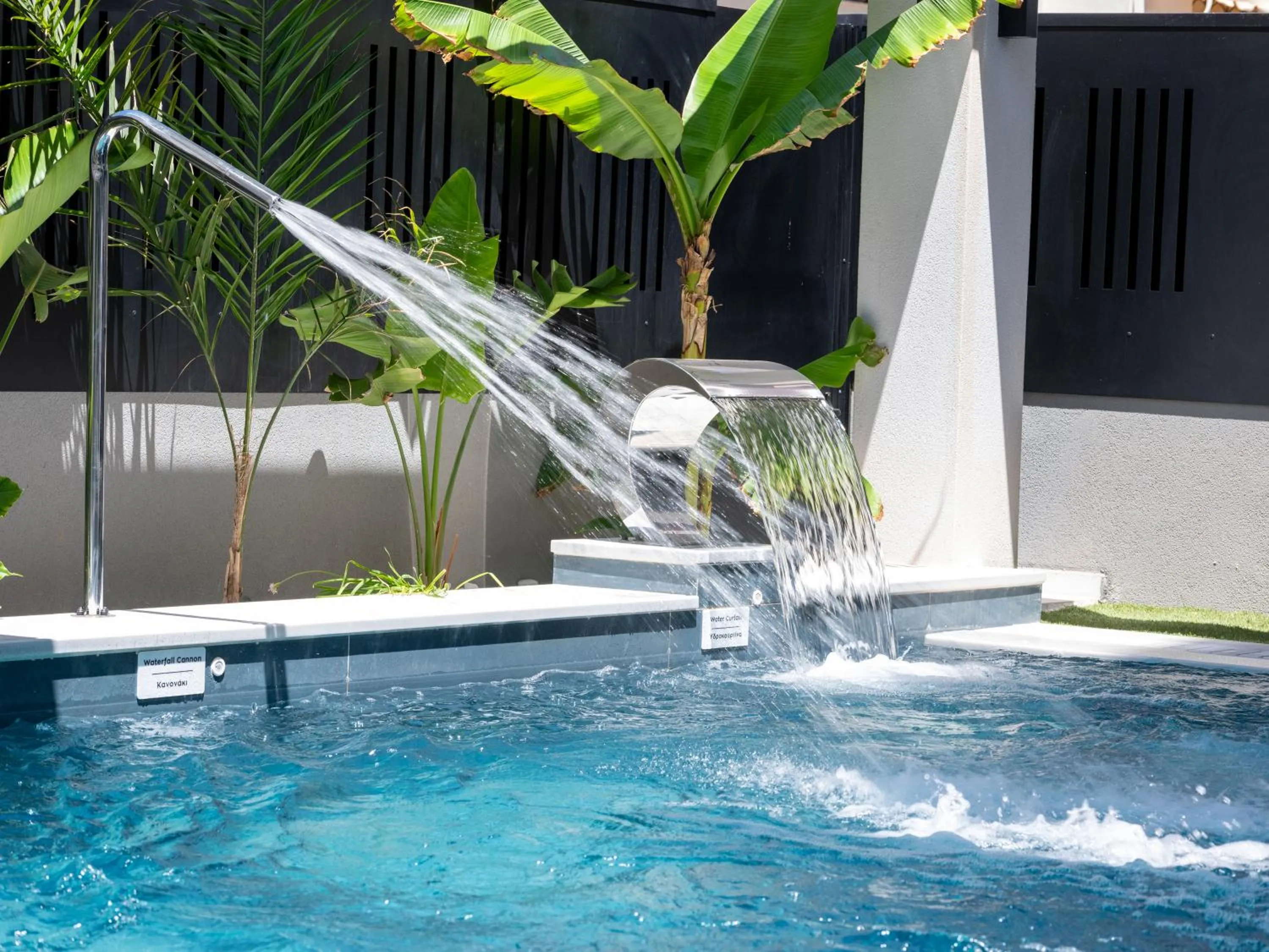 Swimming pool in Captain Napoleon Paterakis CNP Luxurious Suites