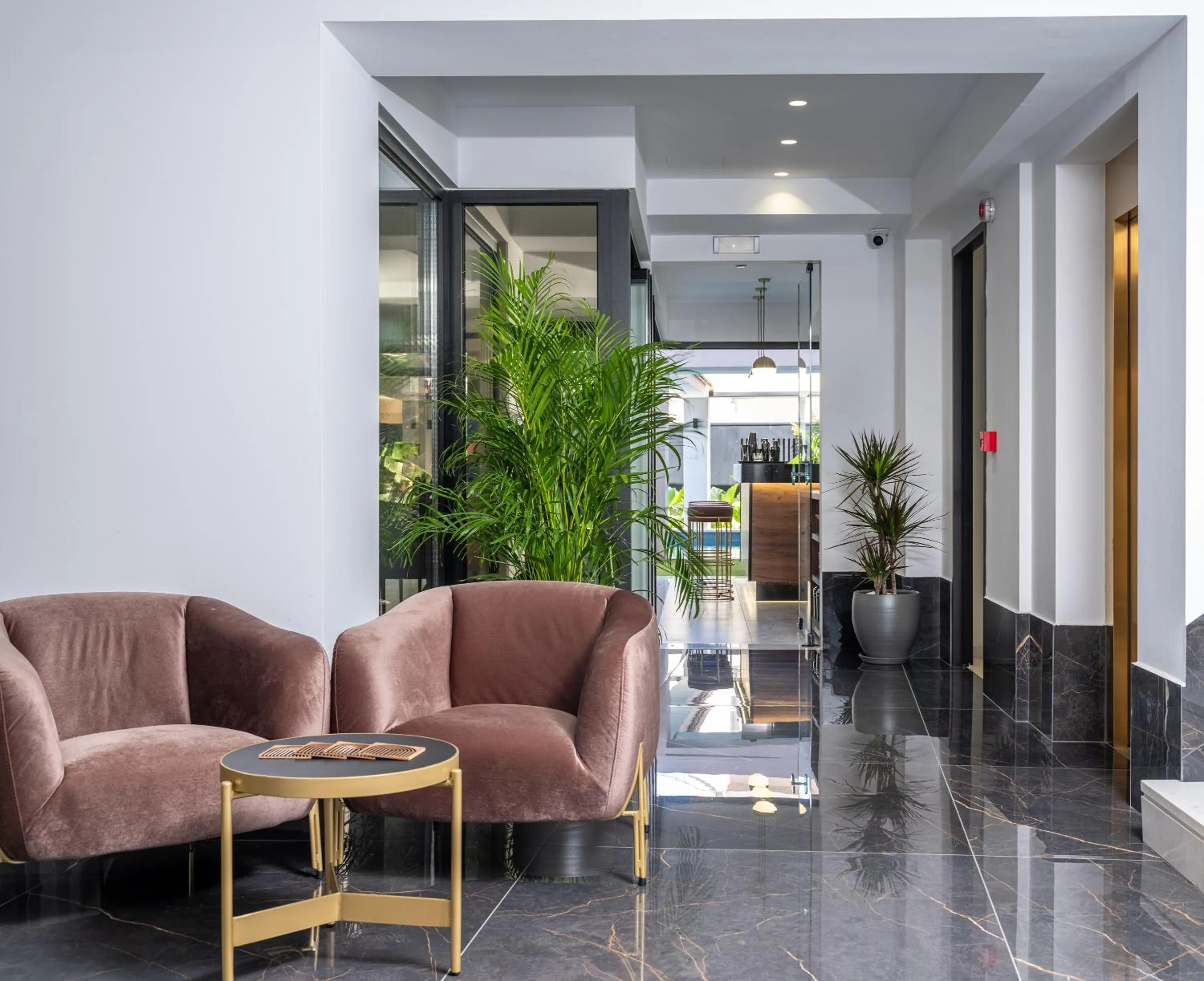 Lobby or reception in Captain Napoleon Paterakis CNP Luxurious Suites