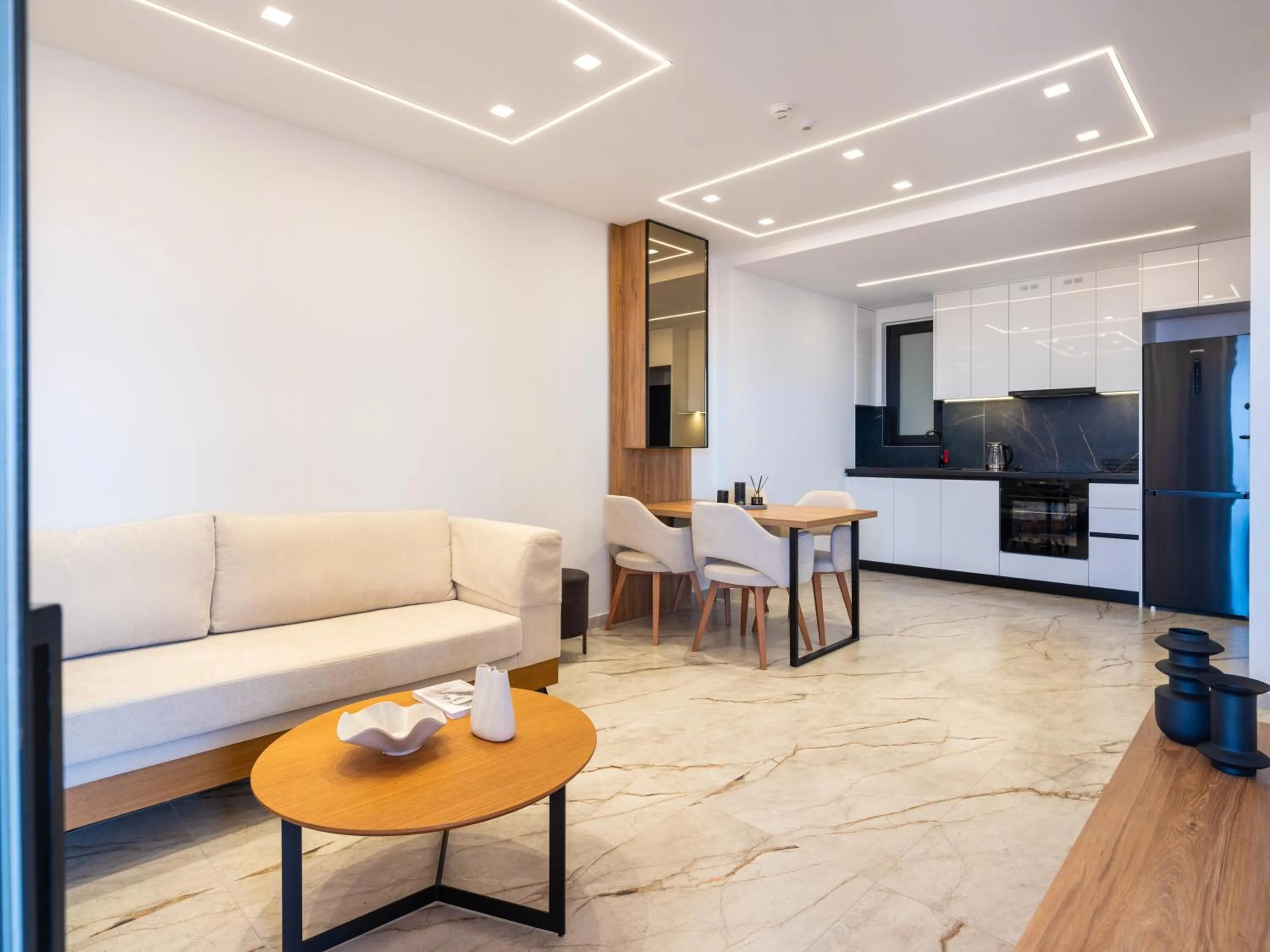 Living room in Captain Napoleon Paterakis CNP Luxurious Suites