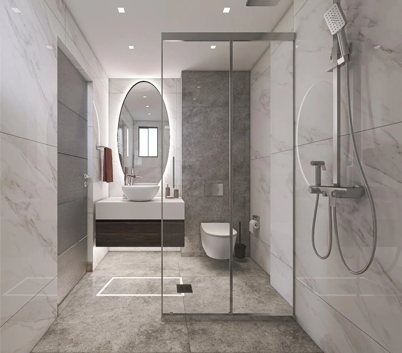 Bathroom in Captain Napoleon Paterakis CNP Luxurious Suites