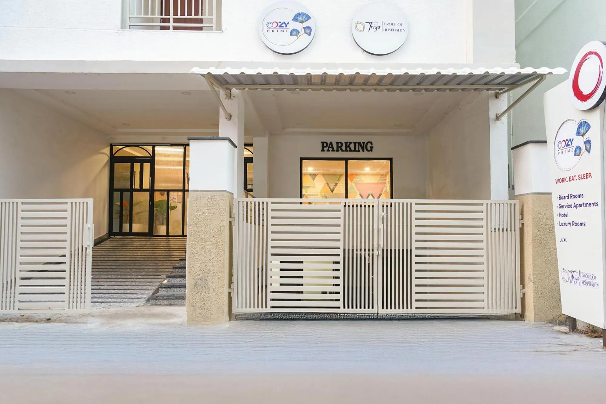 Parking in FabHotel Prime Cozy - Nr Yashoda Hospital, Hitech City