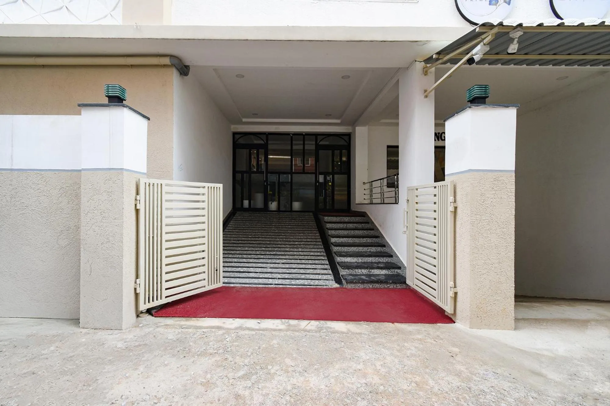 Facade/entrance in FabHotel Prime Cozy - Nr Yashoda Hospital, Hitech City