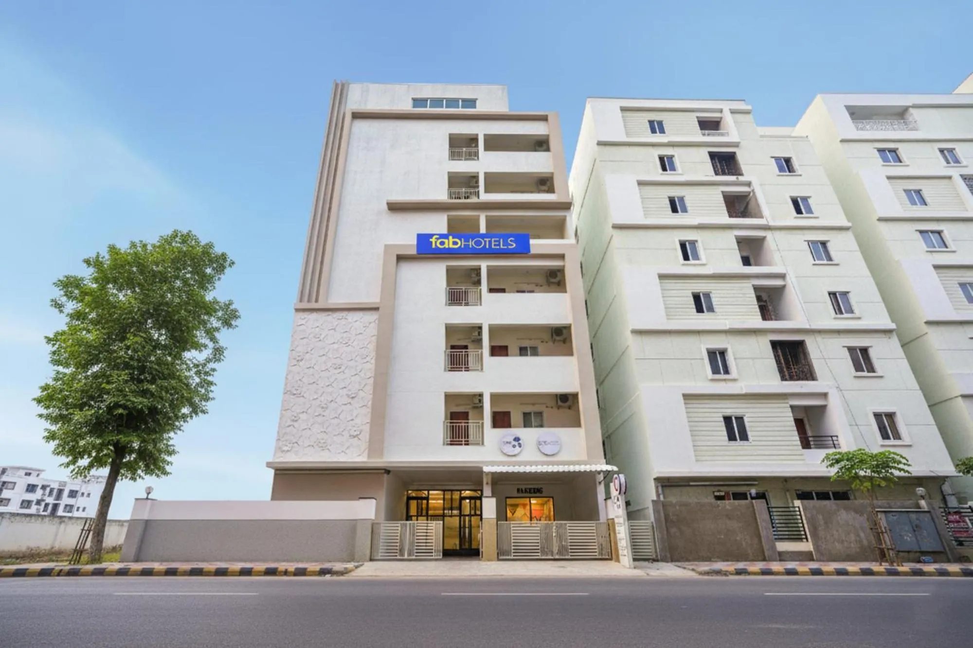 Facade/entrance in FabHotel Prime Cozy - Nr Yashoda Hospital, Hitech City