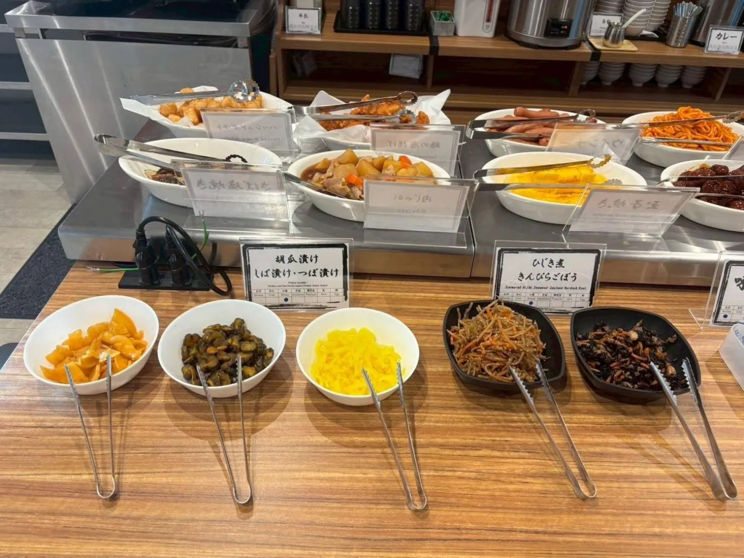 Buffet breakfast in Hotel Crown Hills GOI