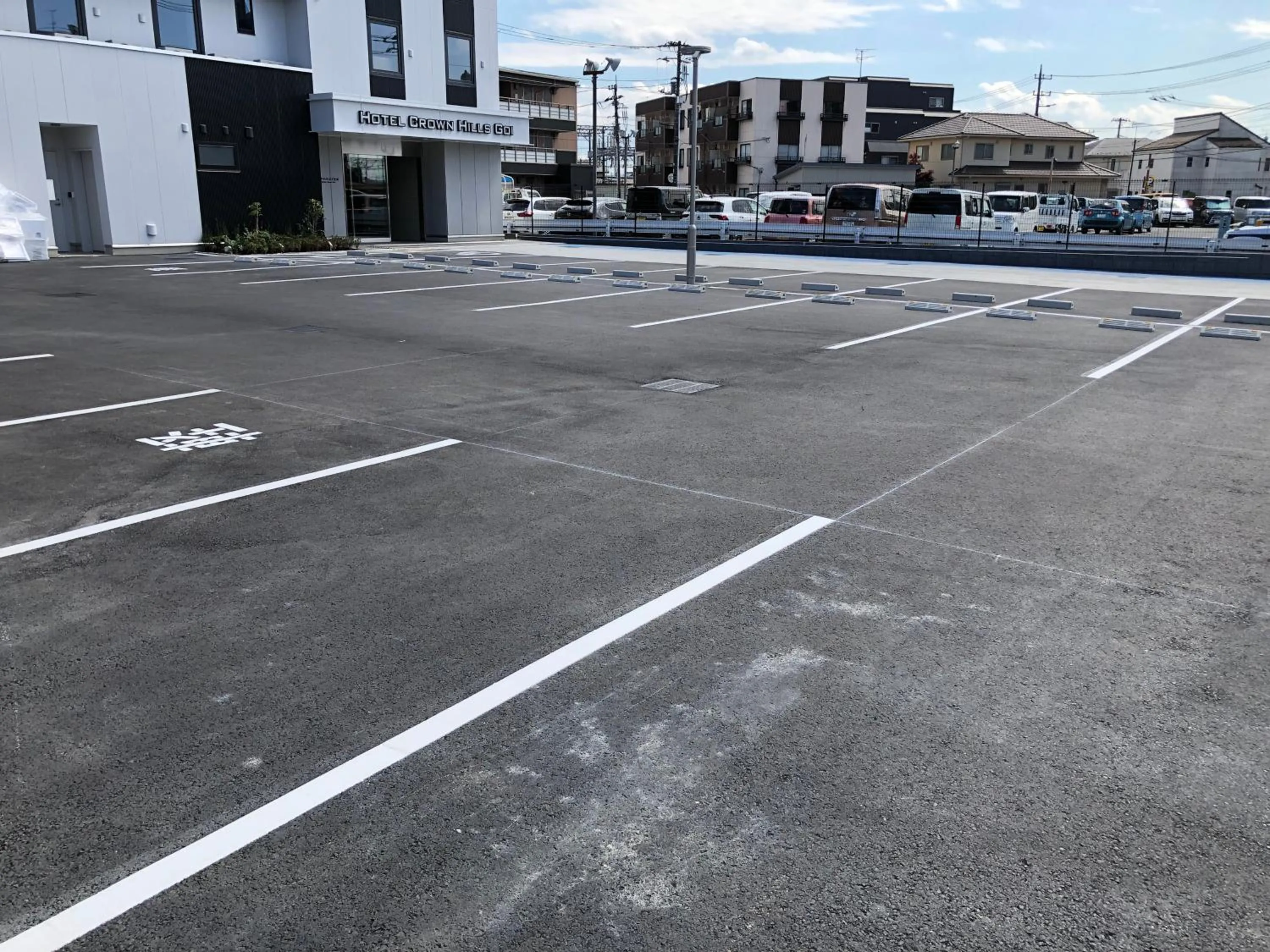 Parking in Hotel Crown Hills GOI