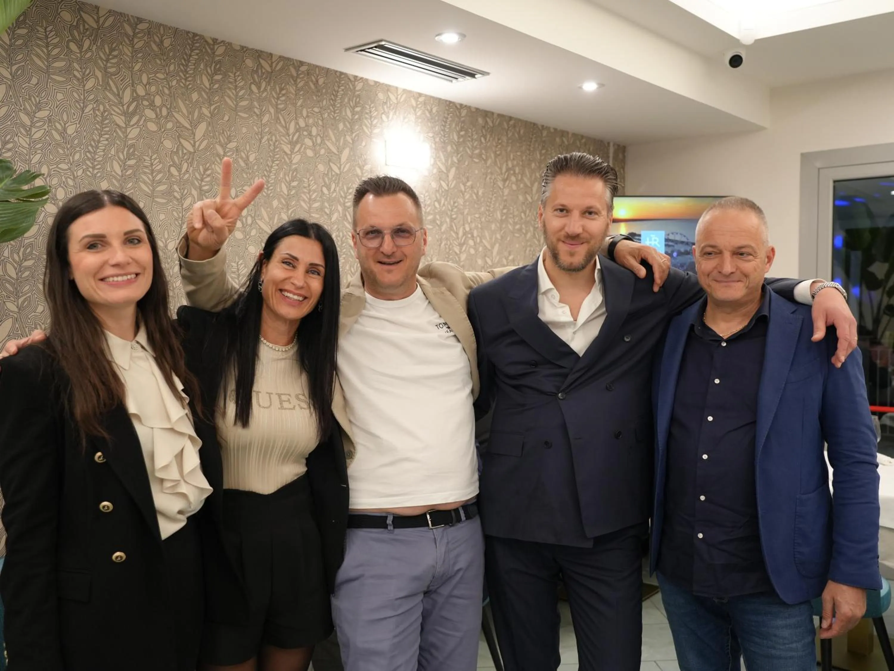 group of guests in Hotel Regal