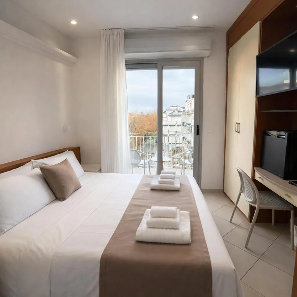 Bed in Hotel Regal