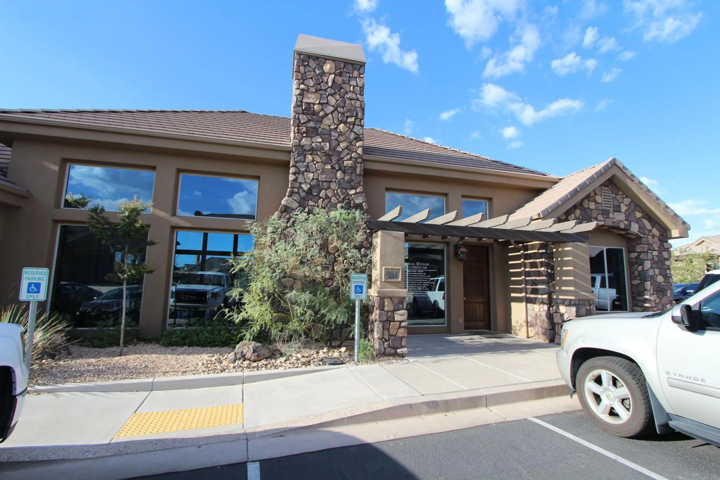 Communal lounge/ TV room in Canyon Villas at Coral Ridge
