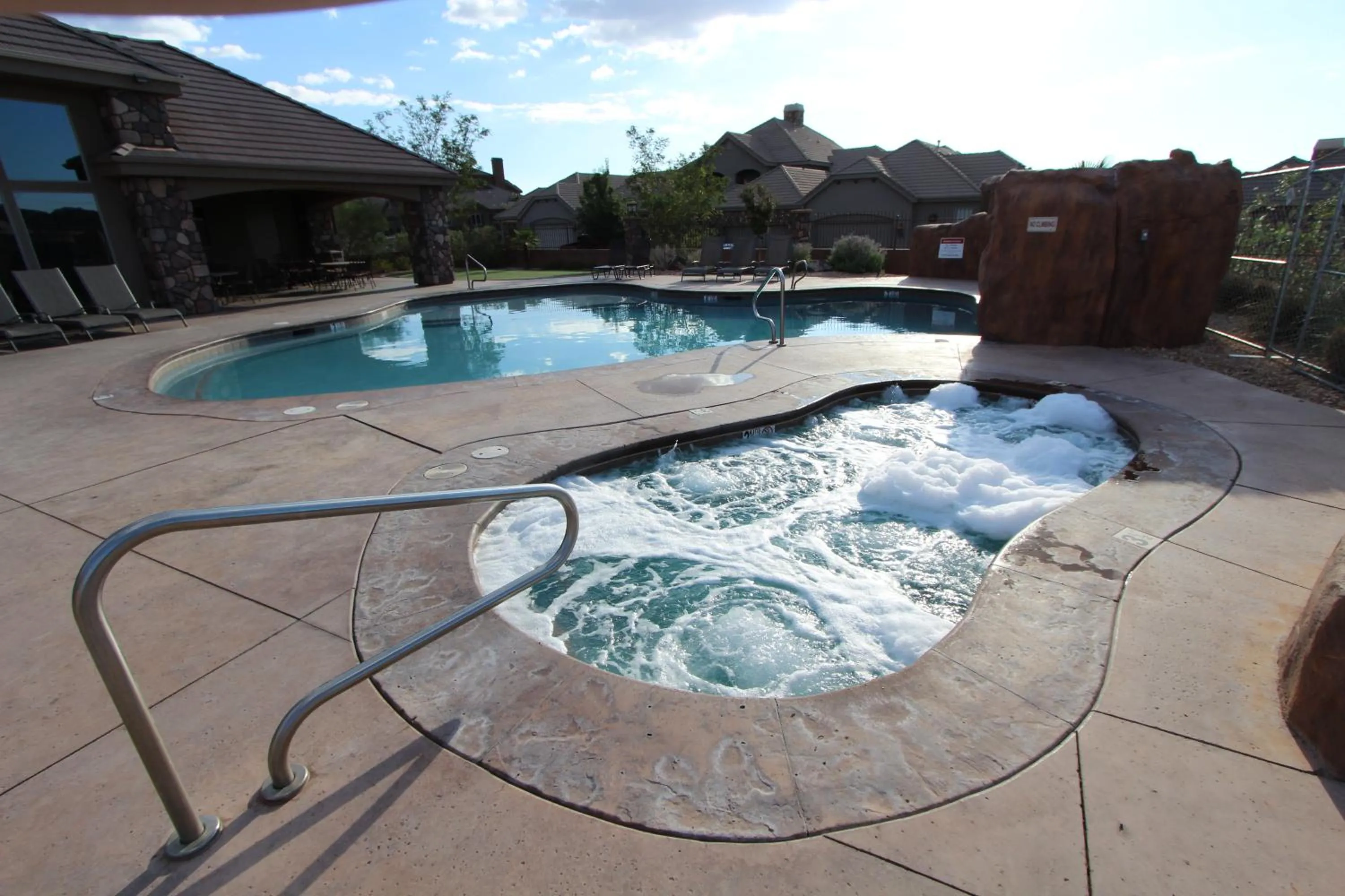 Patio in Canyon Villas at Coral Ridge