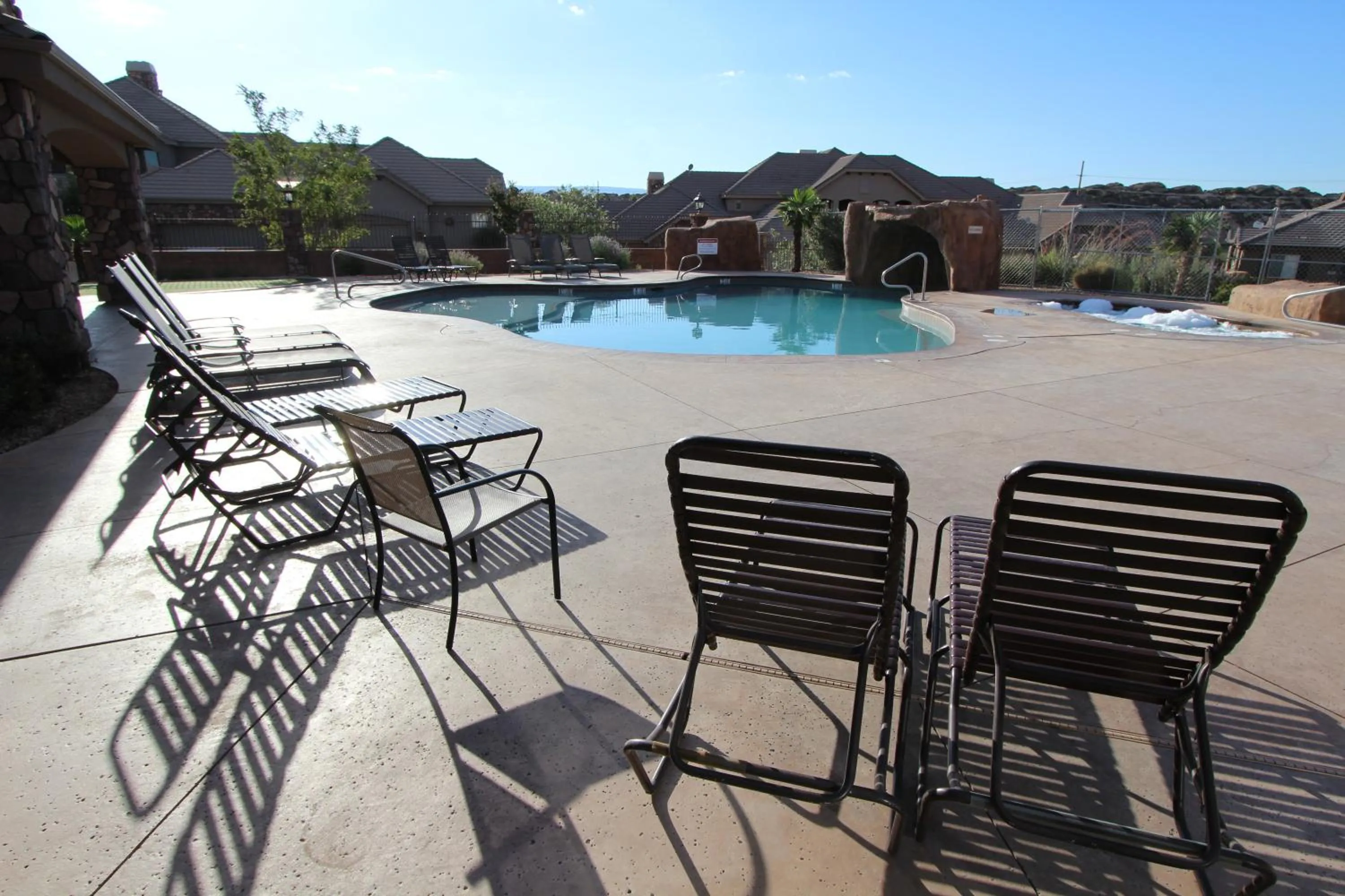 Patio in Canyon Villas at Coral Ridge