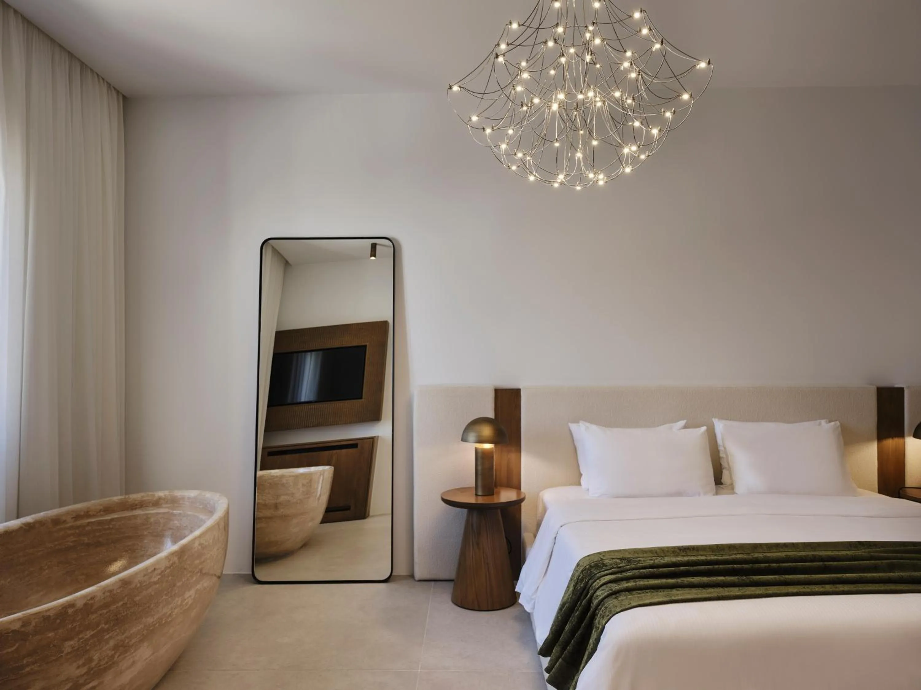 Photo of the whole room, Bed in Andronis Luxury Suites