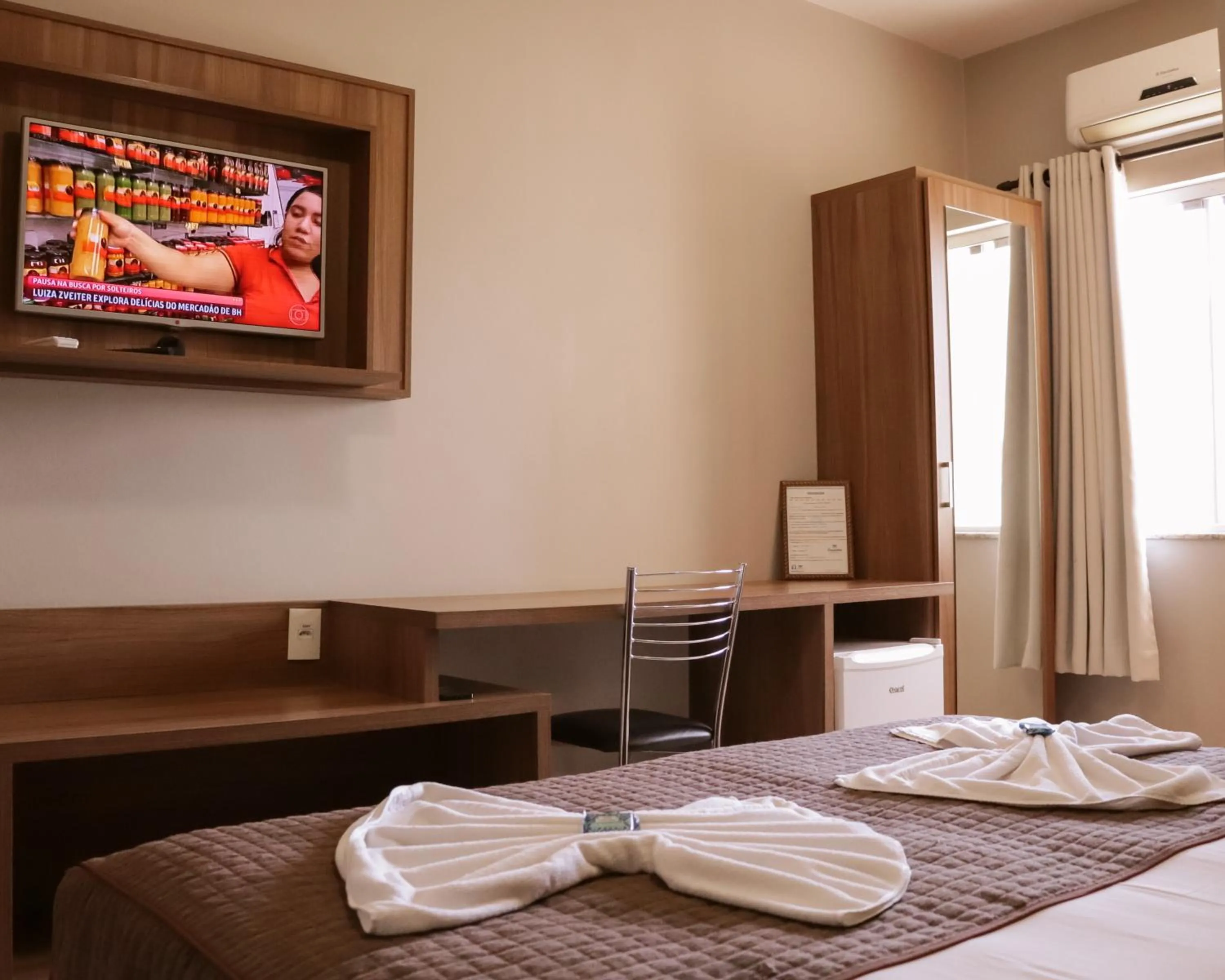 Bed in Hotel Caminhos da Serra