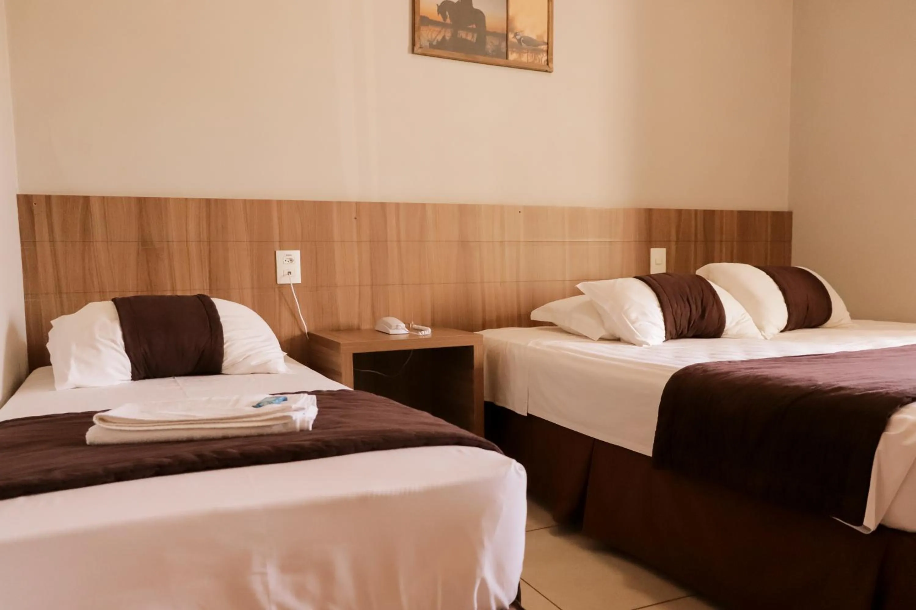 Bed in Hotel Caminhos da Serra