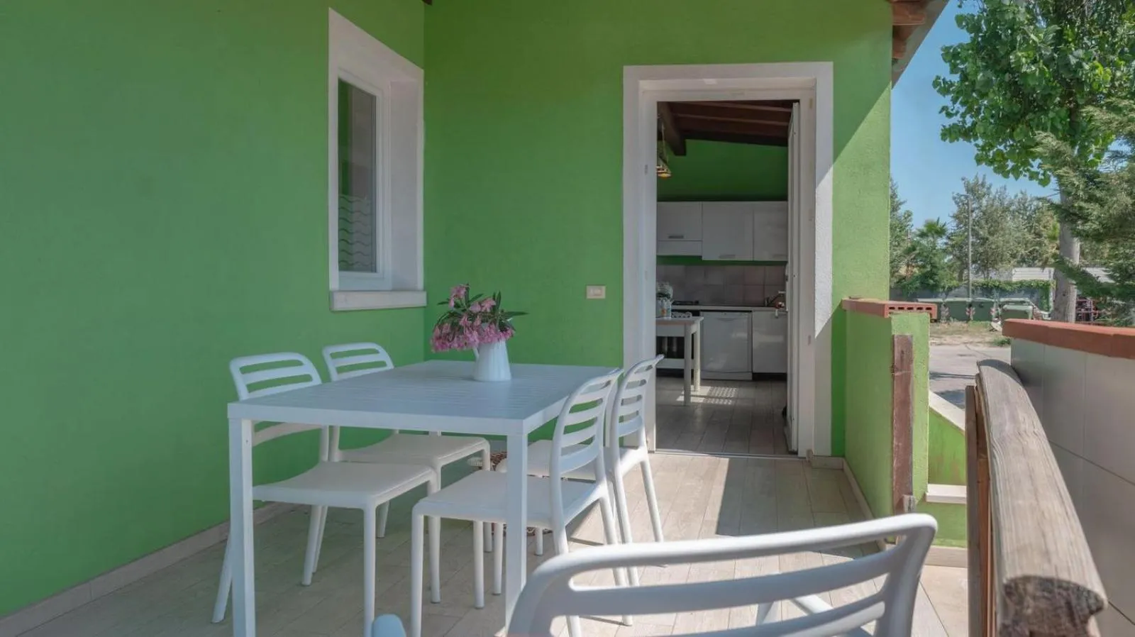 Balcony/Terrace in Camping Grande Italia