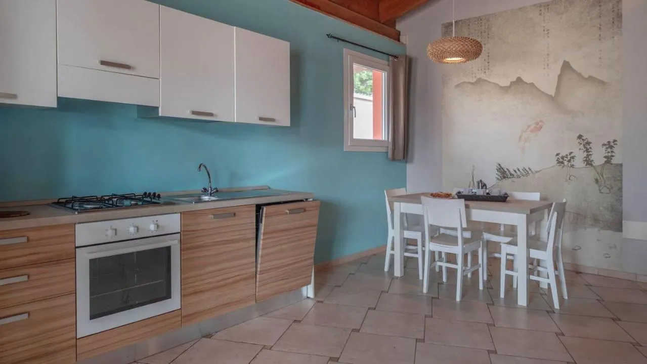 kitchen in Camping Grande Italia