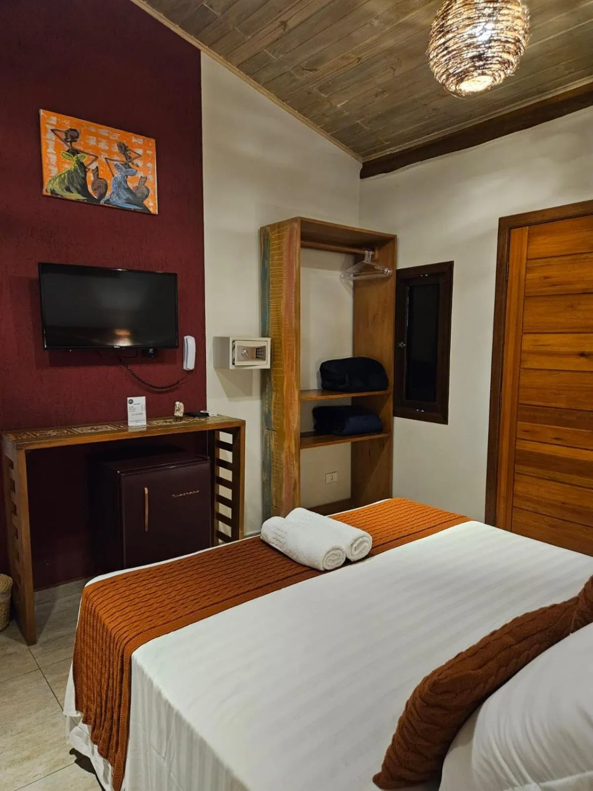 Bed in Pousada de Charme Emirados