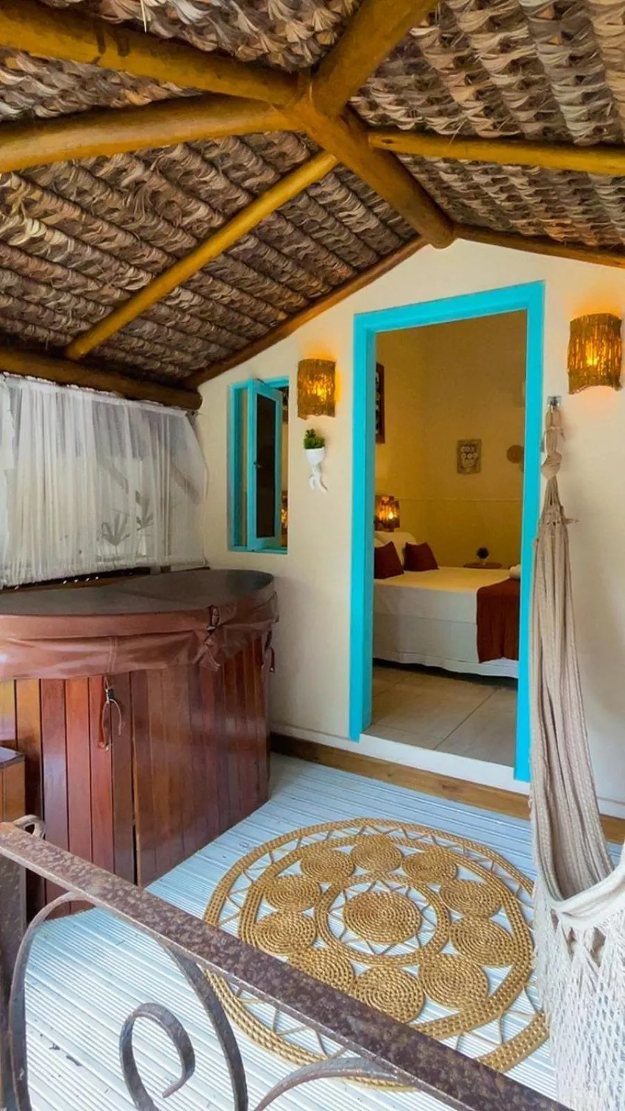 Bed in Pousada de Charme Emirados