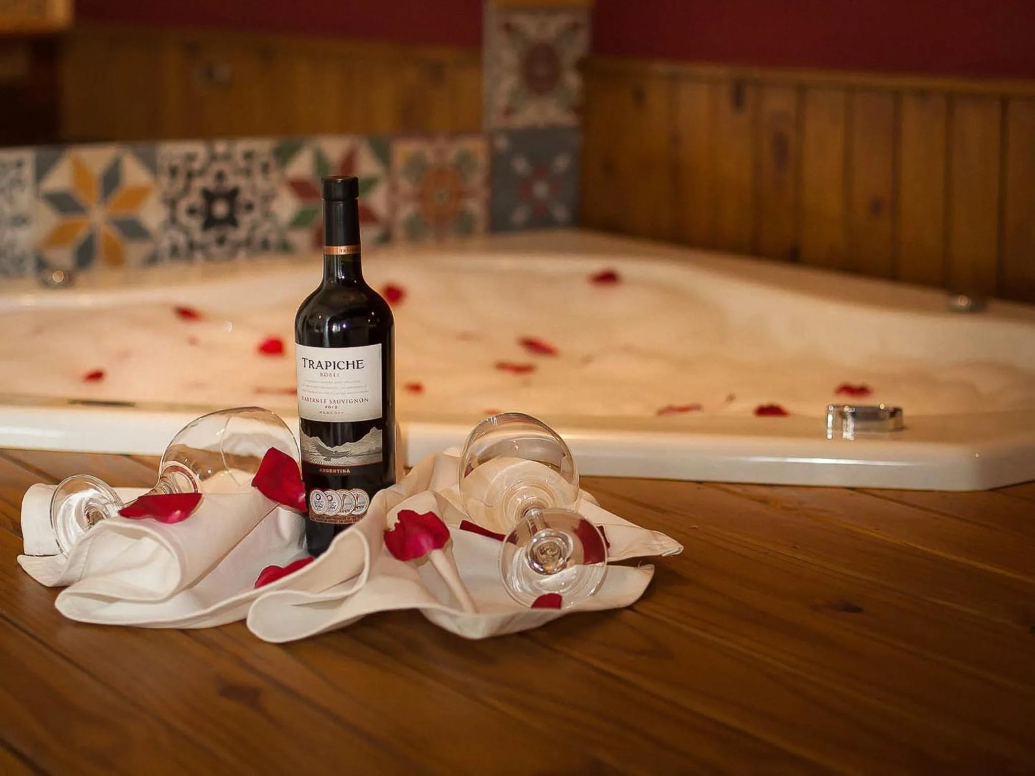 Hot Tub in Pousada de Charme Emirados