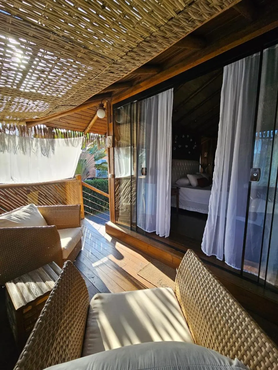 Bed in Pousada de Charme Emirados