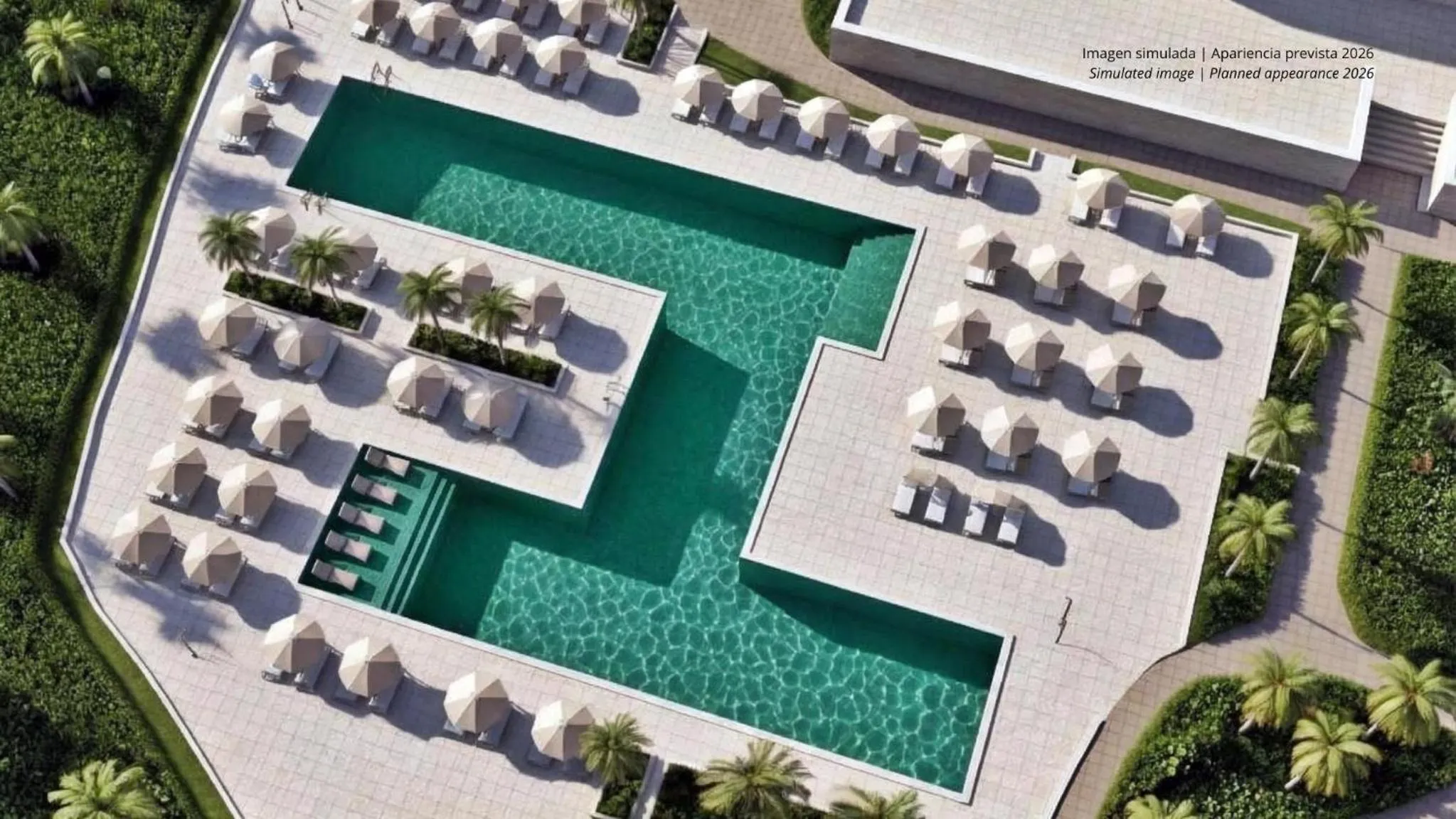 Swimming pool in The Place Palacio Mojacar & Spa by ALEGRIA Adults Only