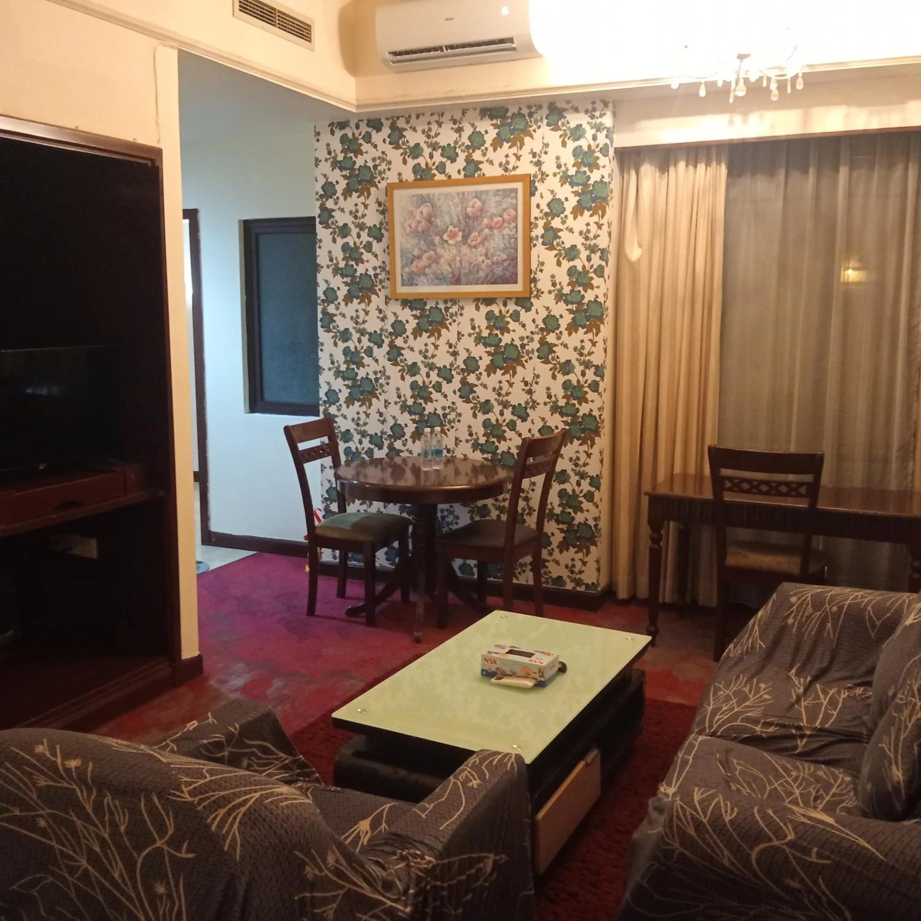 Living room in Star suite At times square