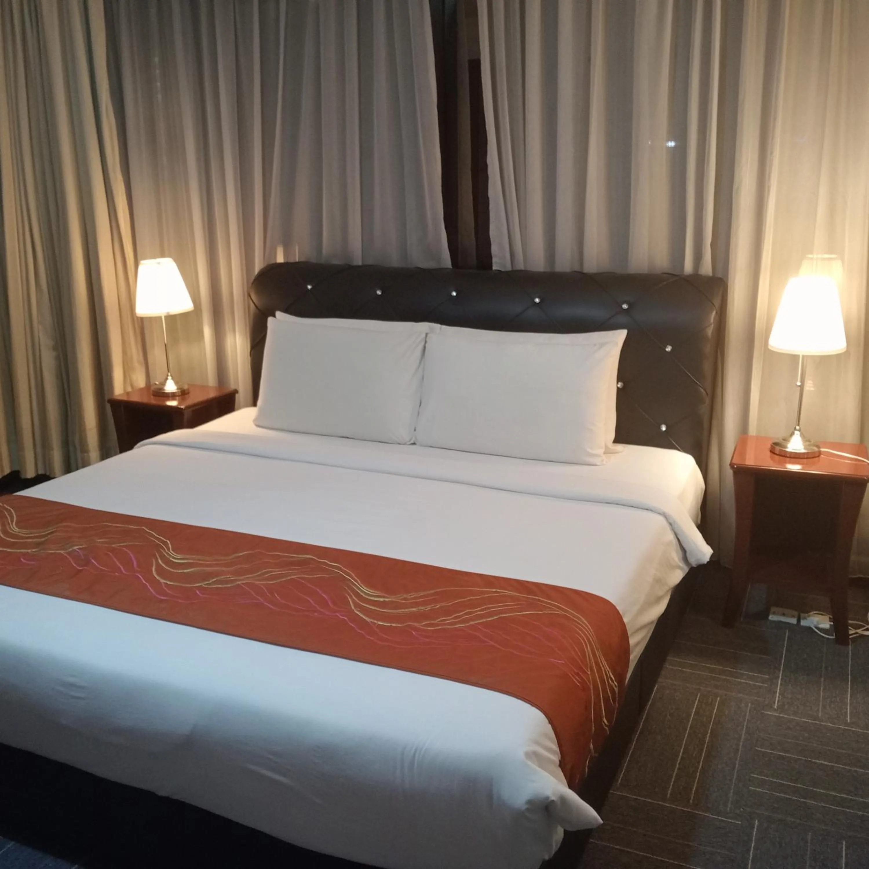 Bed in Star suite At times square