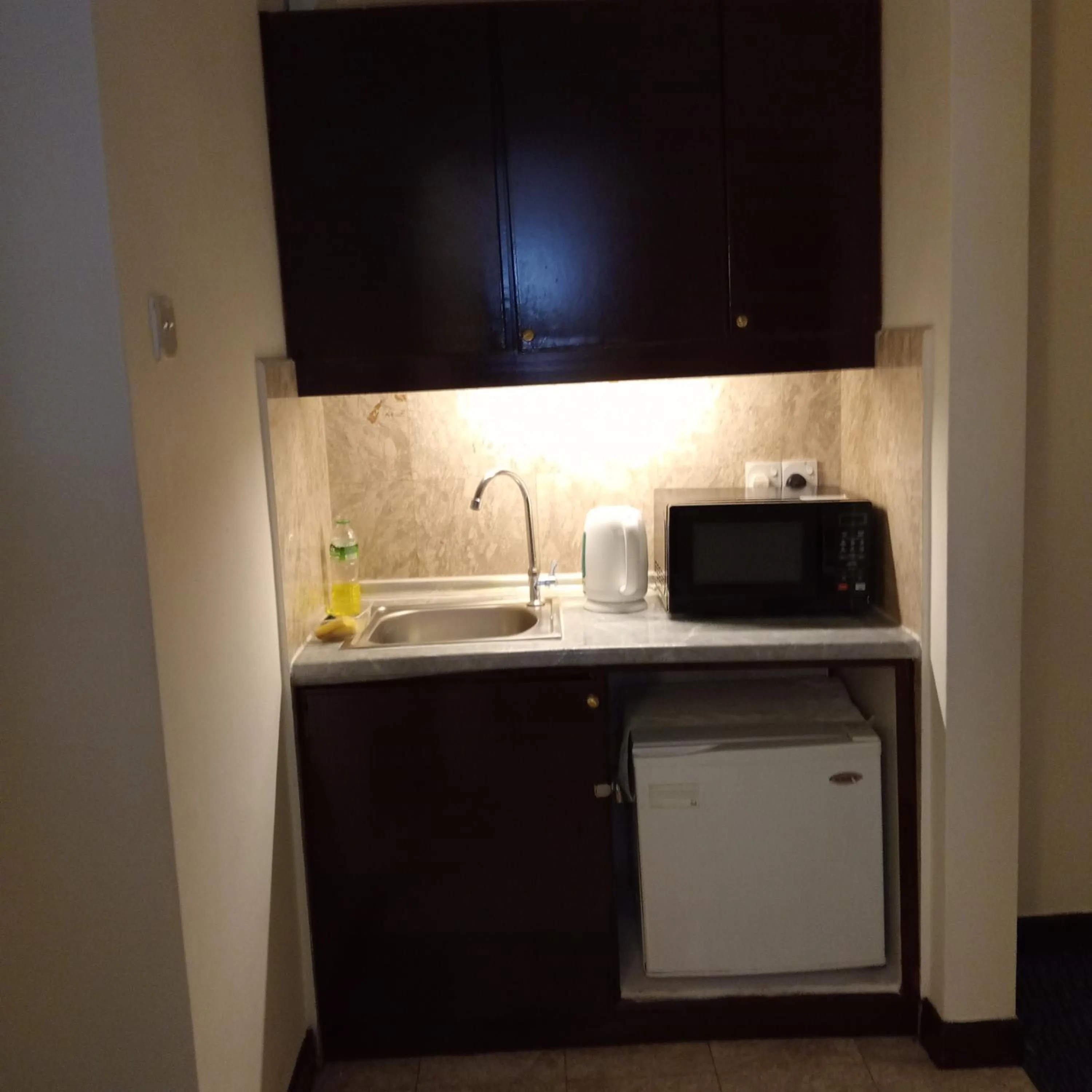 kitchen in Star suite At times square