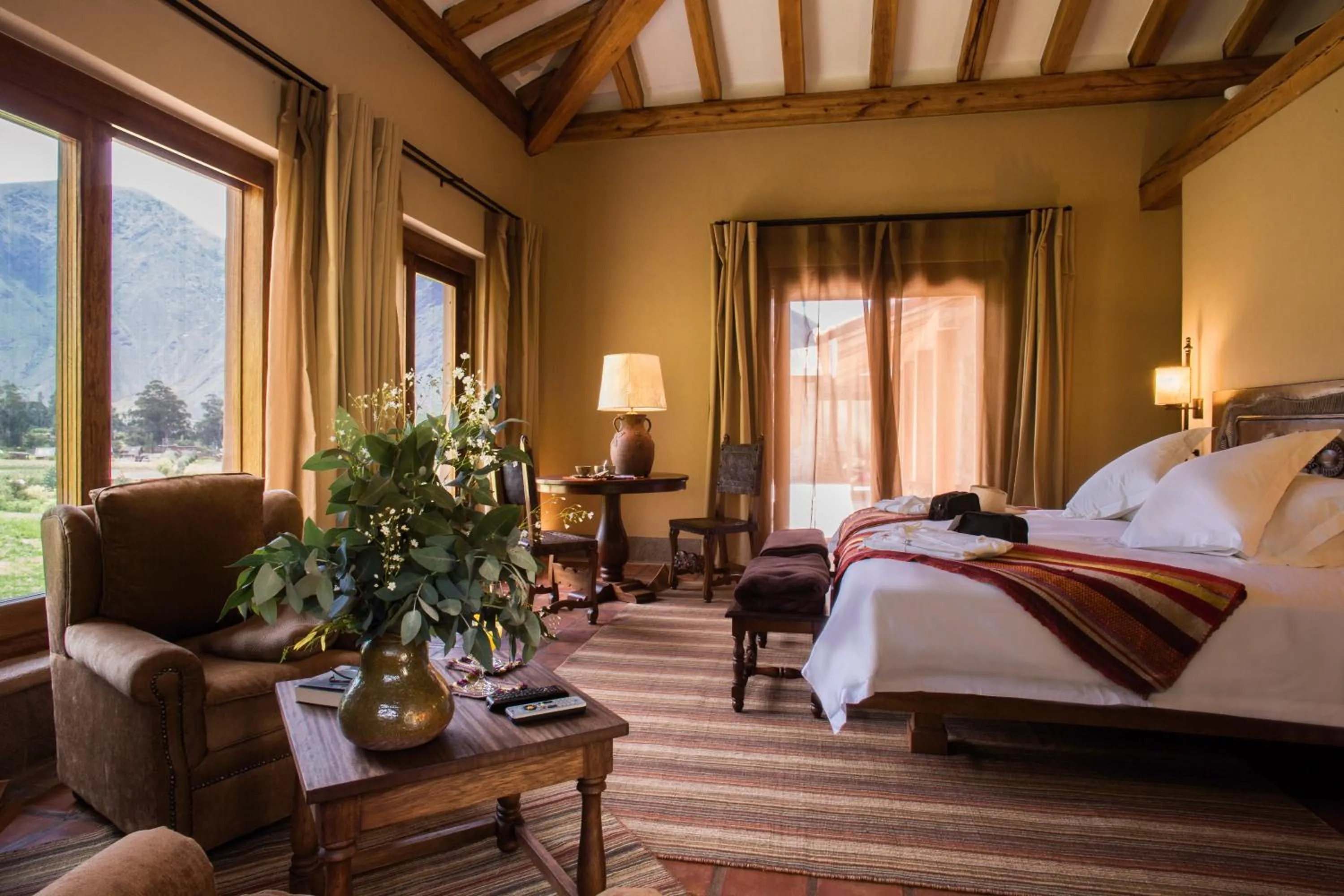 Bedroom, Bed in Inkaterra Hacienda Urubamba