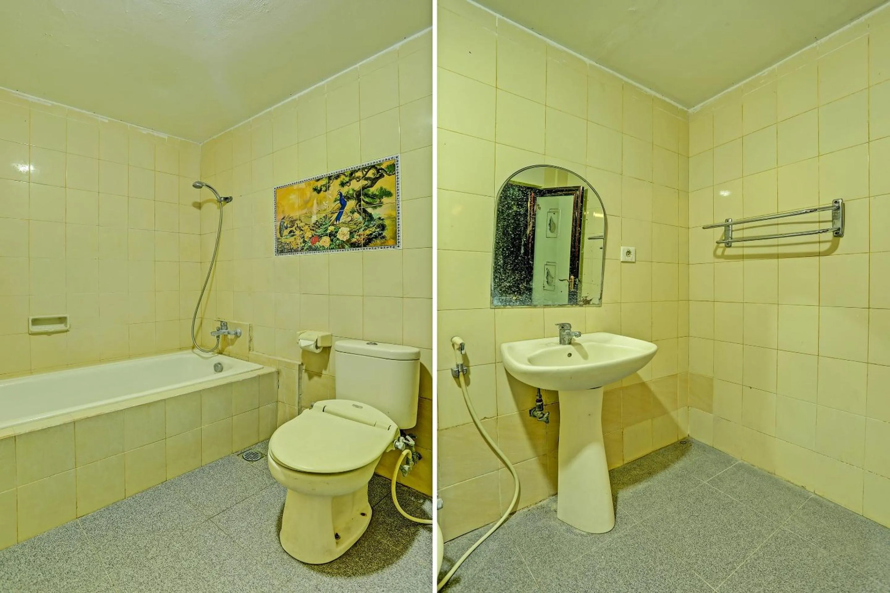 Bathroom in Collection O 91081 New Arena Hotel