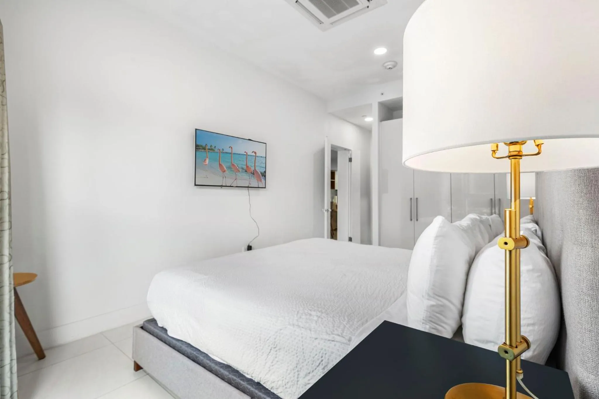 Bed in Aruba's Life Residences