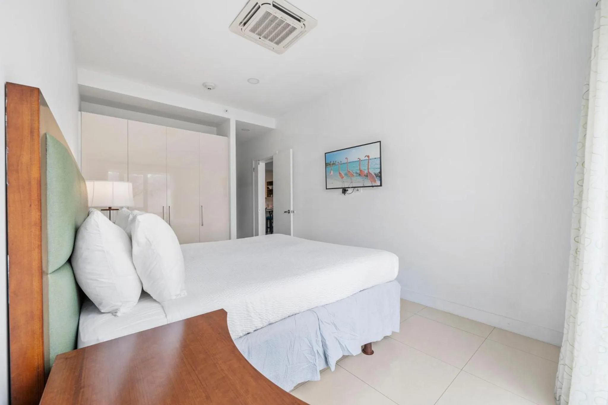 Bed in Aruba's Life Residences