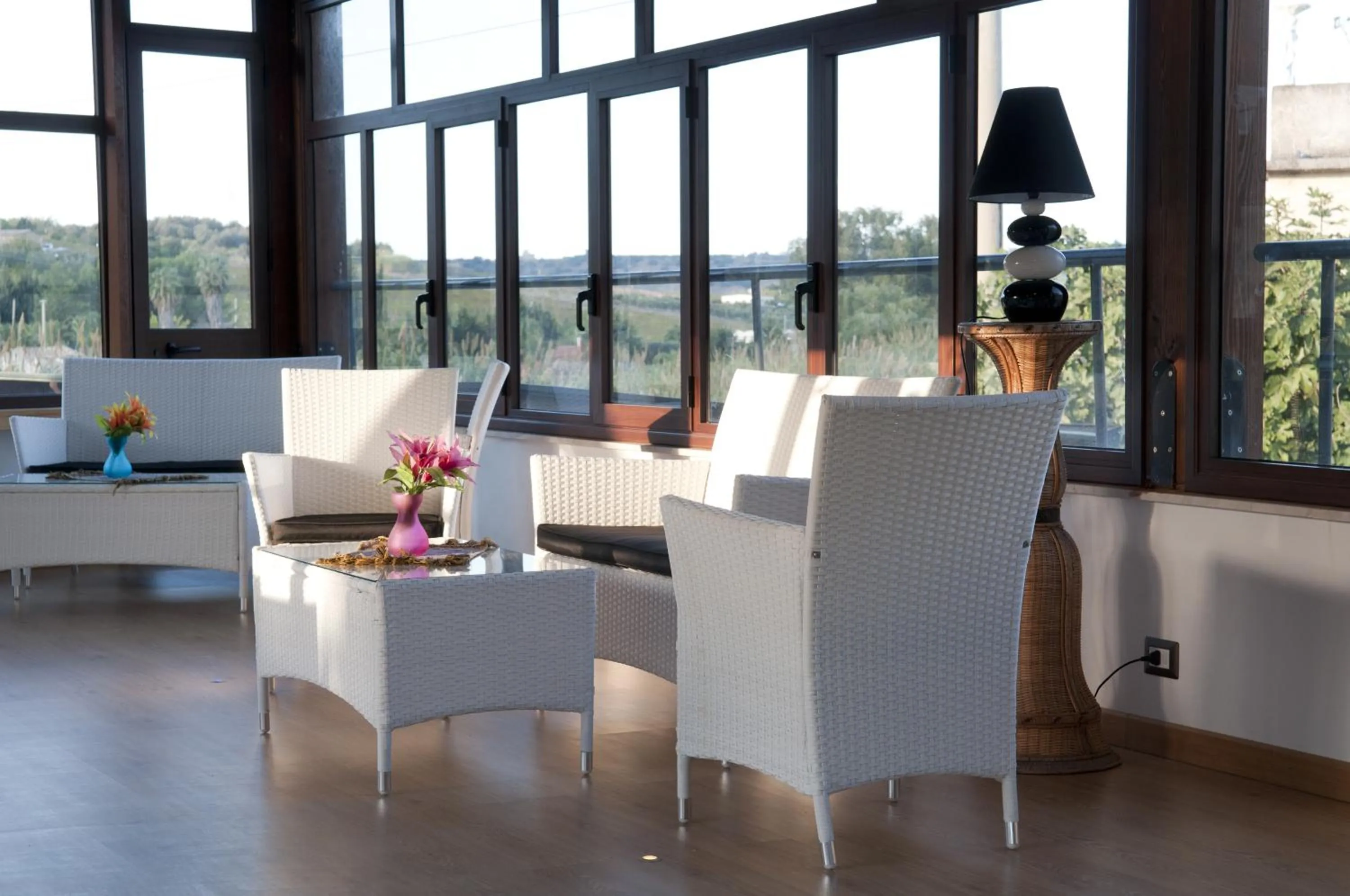 Communal lounge/ TV room in Terme Gorga Hotel