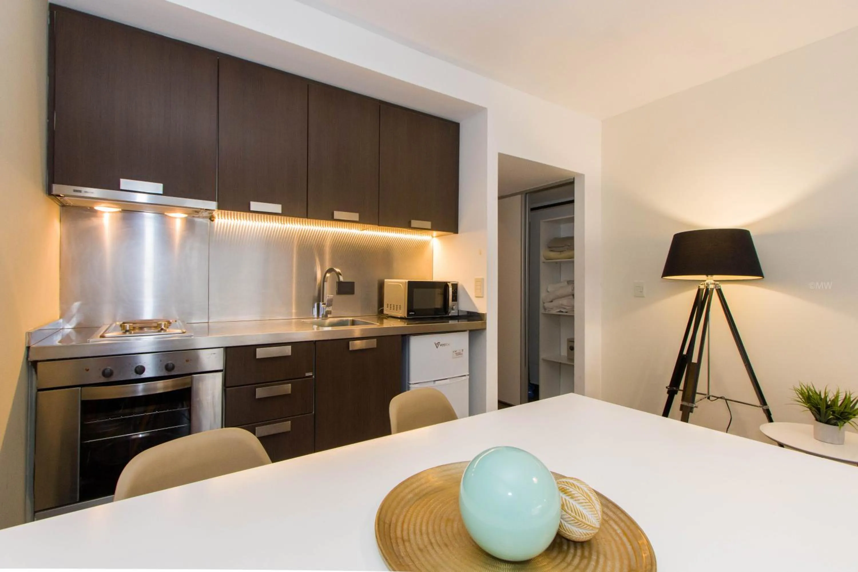 Kitchen or kitchenette in Rivadavia Apartamentos