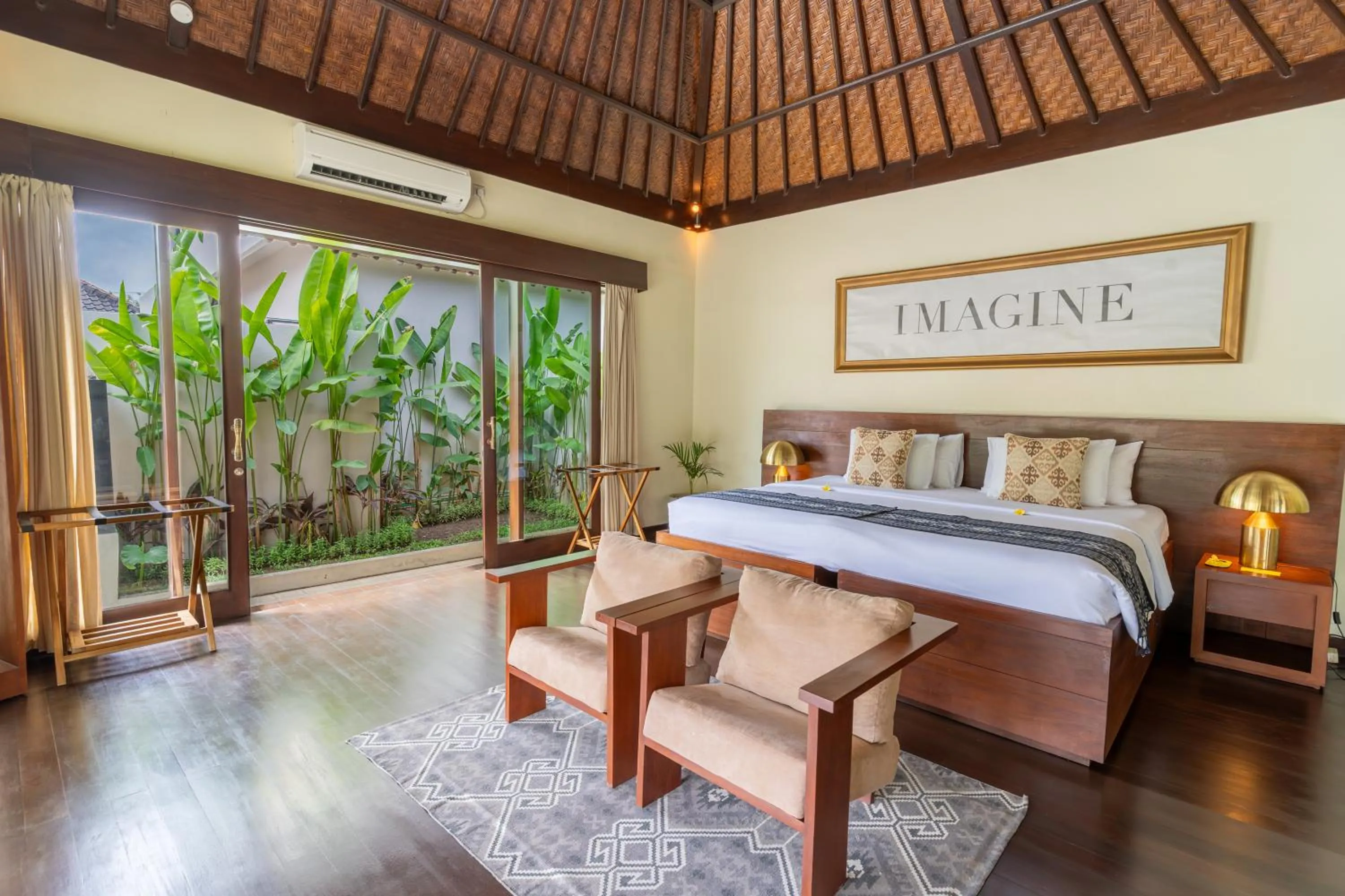 Bed in Soulshine Resort Ubud, Bali