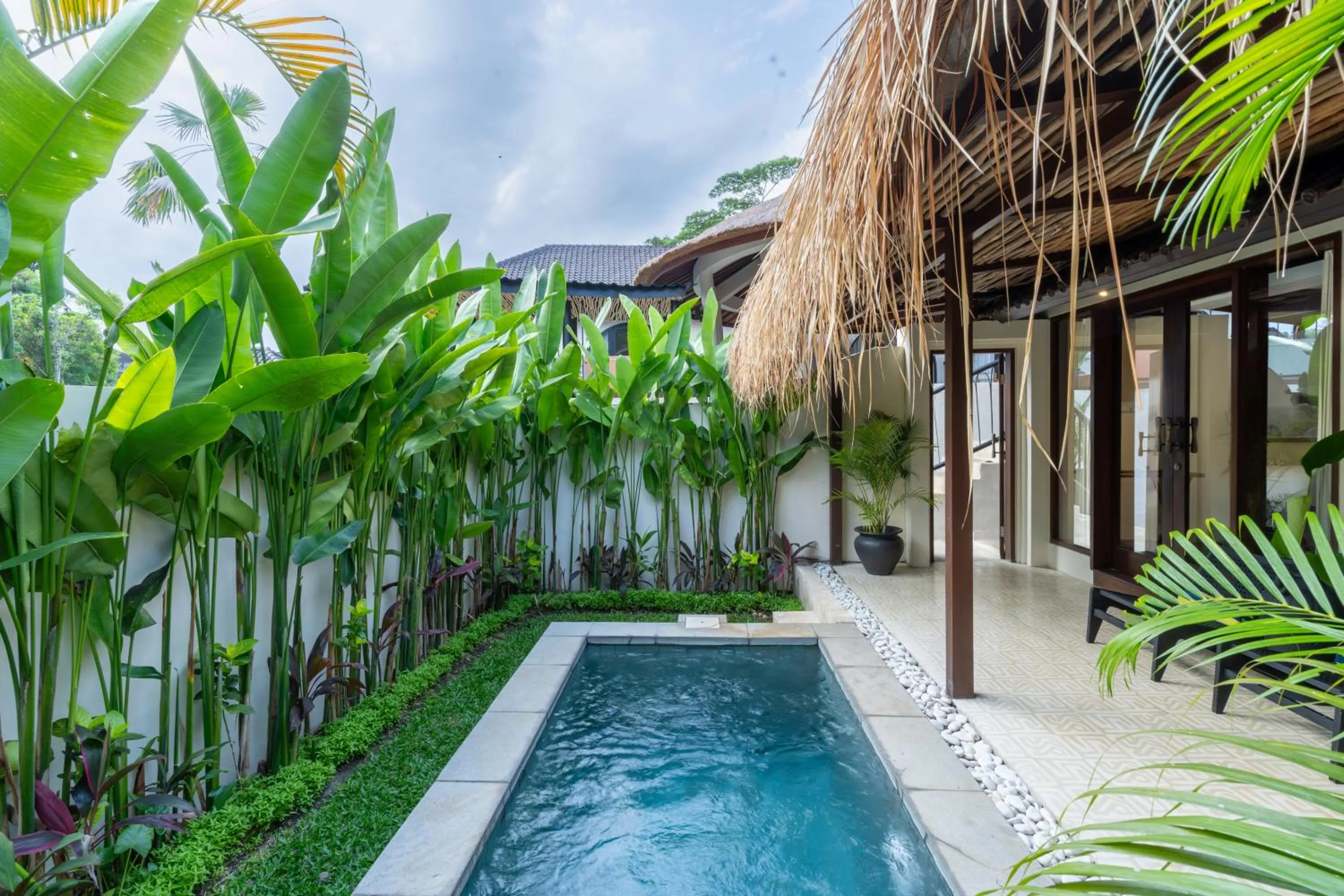 Pool view in Soulshine Resort Ubud, Bali
