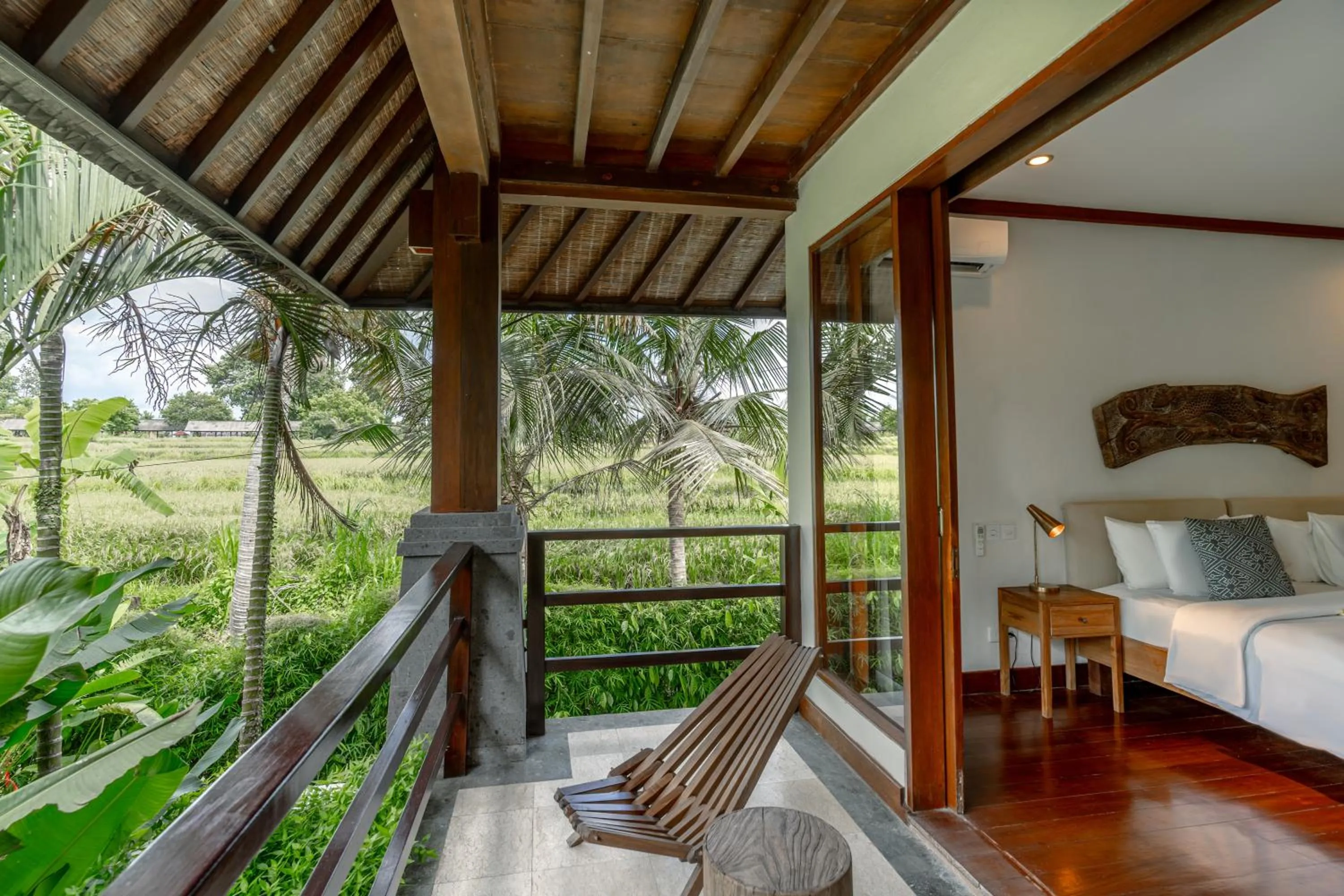 View (from property/room), Bed in Soulshine Resort Ubud, Bali