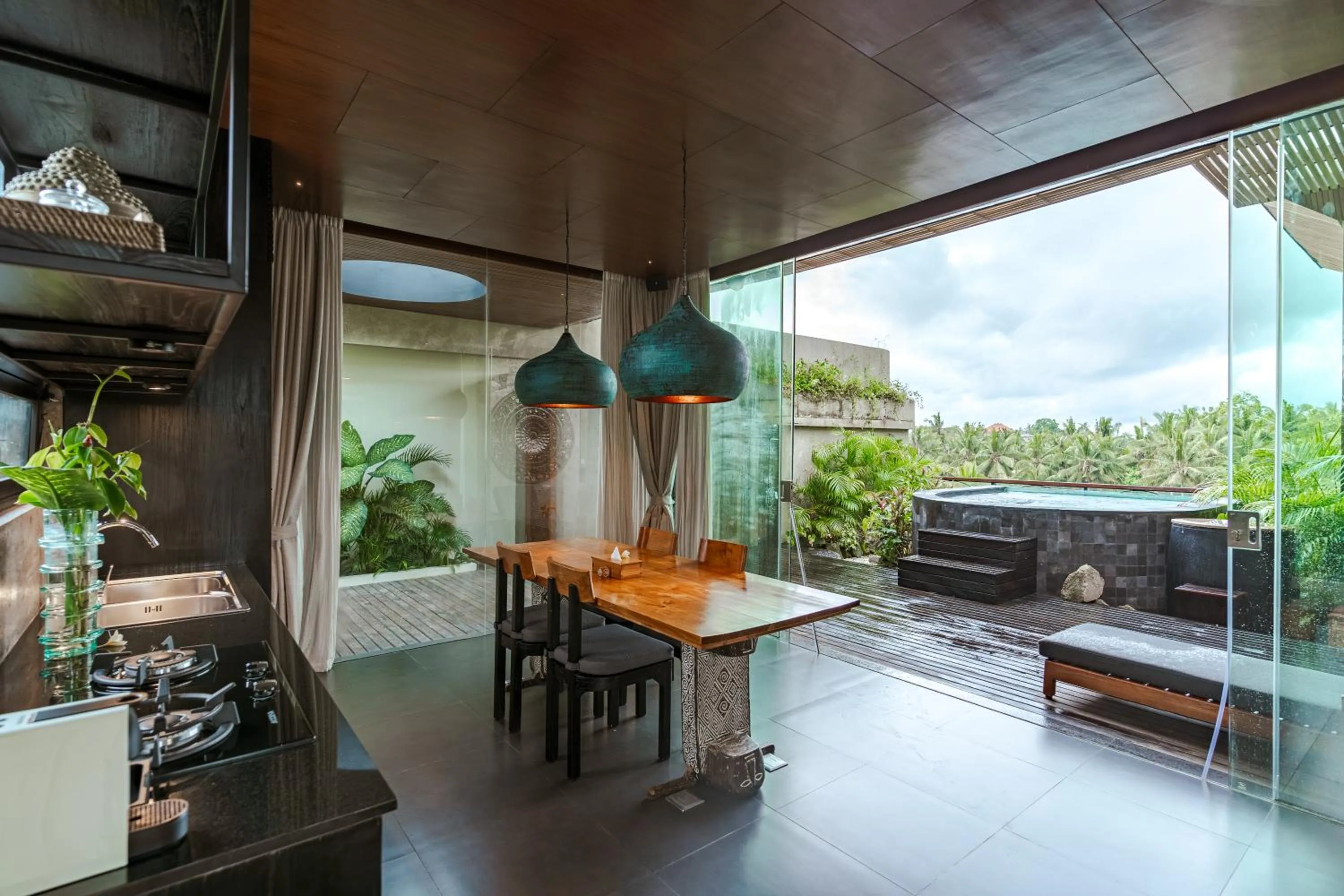 Living room in Soulshine Resort Ubud, Bali