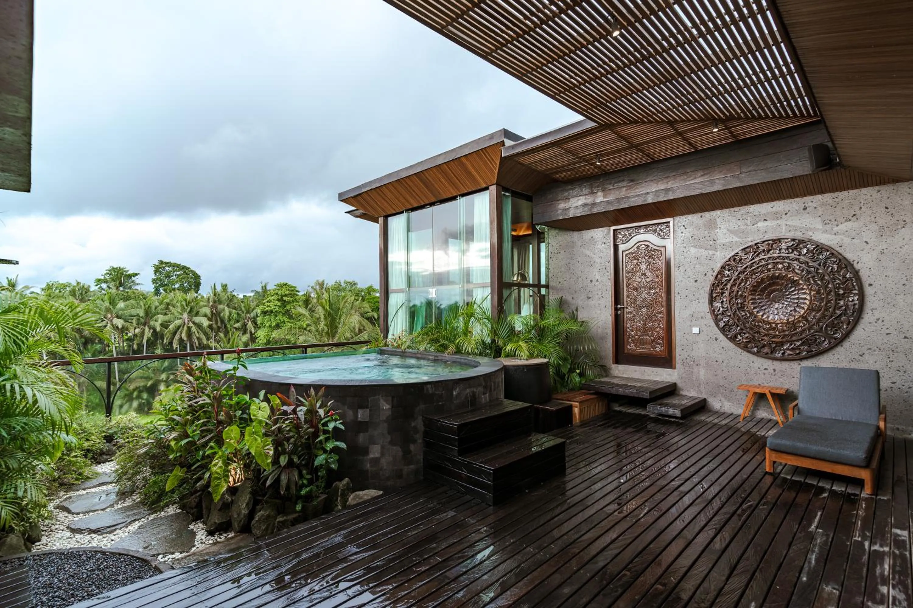 Pool view in Soulshine Resort Ubud, Bali