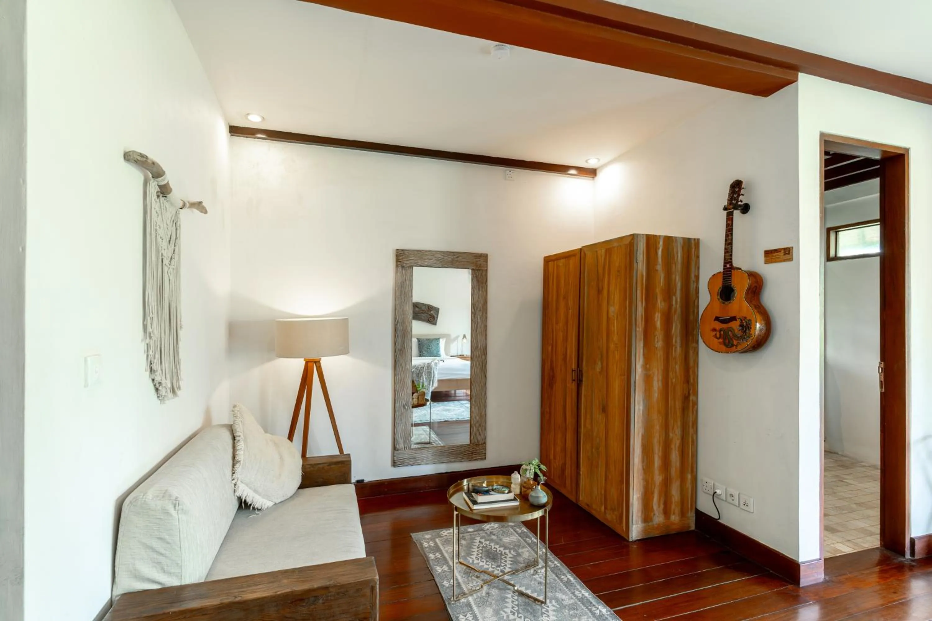 Living room, Bed in Soulshine Resort Ubud, Bali