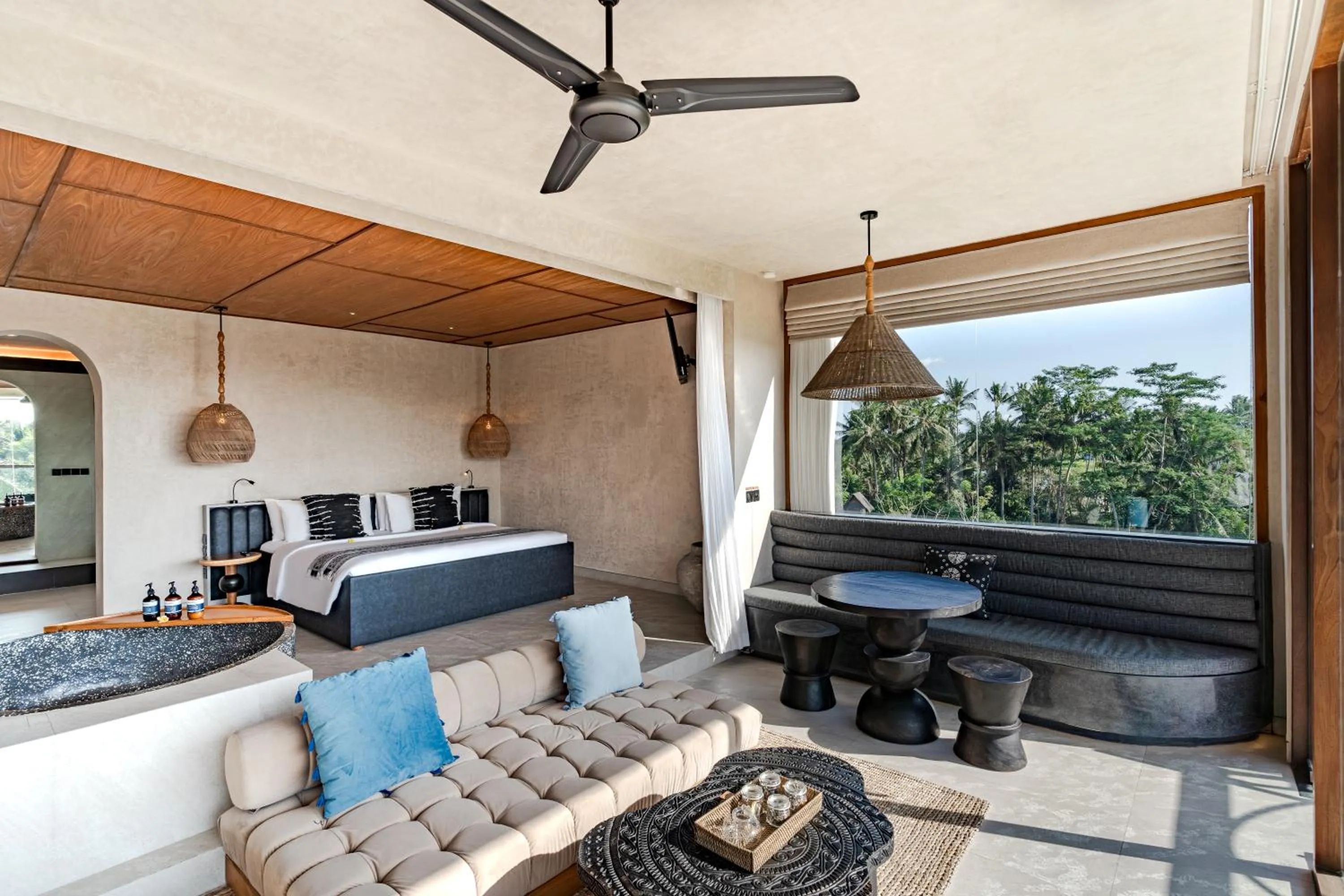 Bed in Soulshine Resort Ubud, Bali