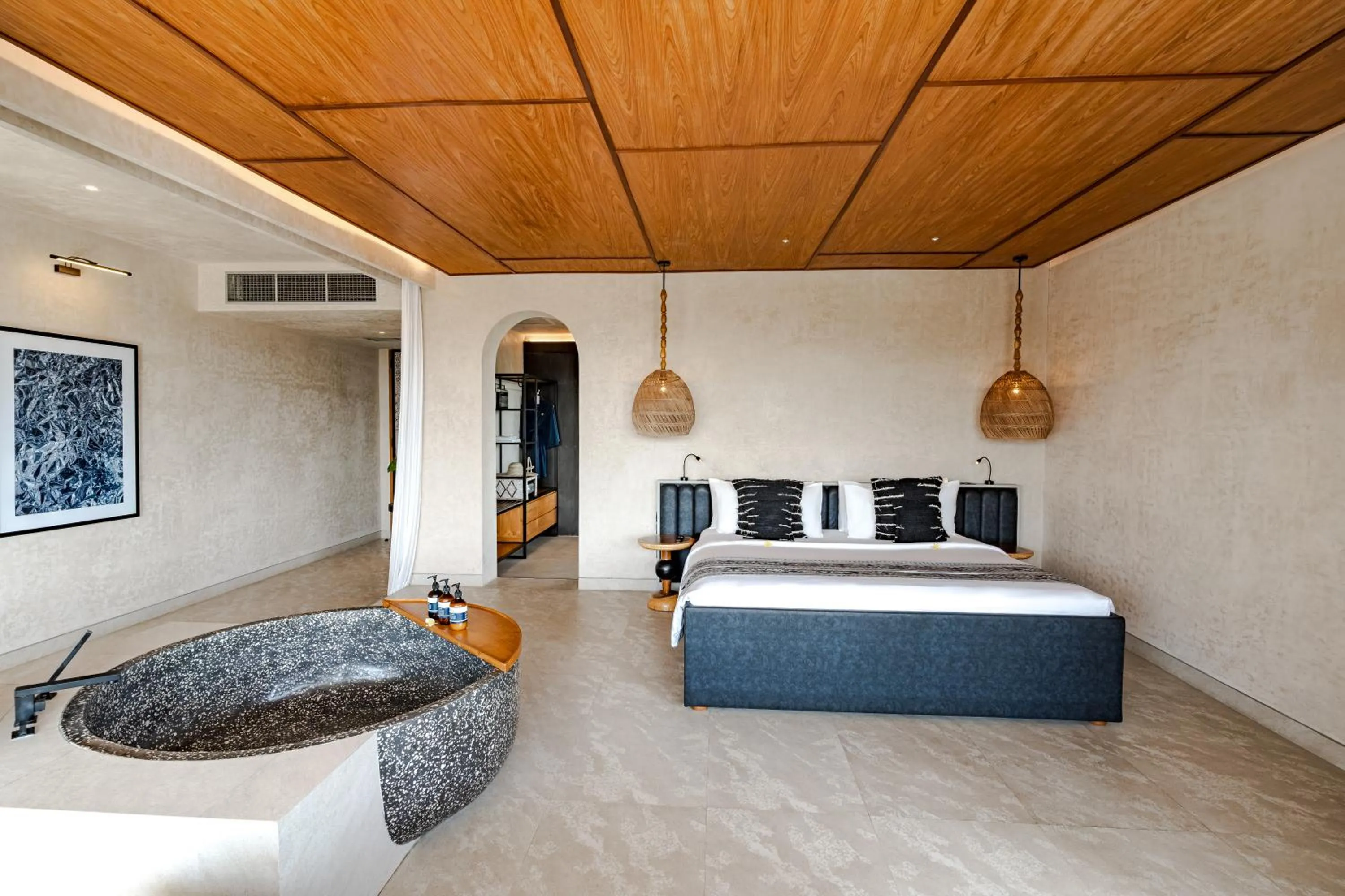 Bed in Soulshine Resort Ubud, Bali