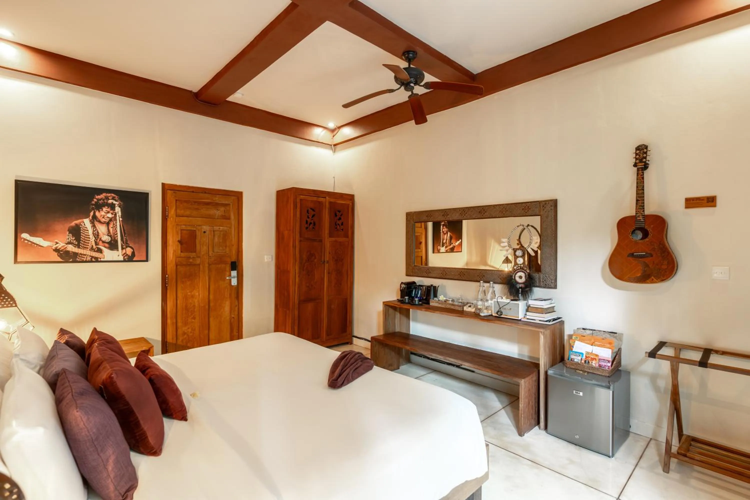 Bed in Soulshine Resort Ubud, Bali