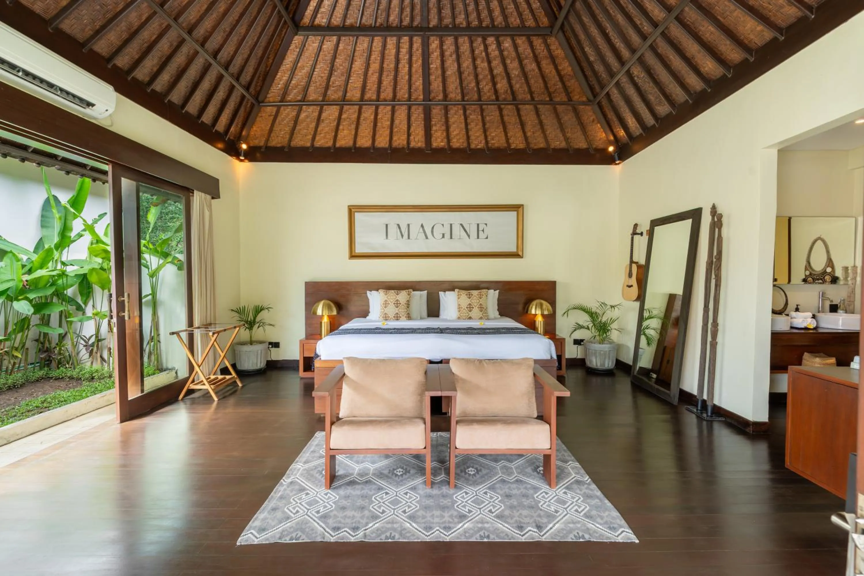 Bed in Soulshine Resort Ubud, Bali