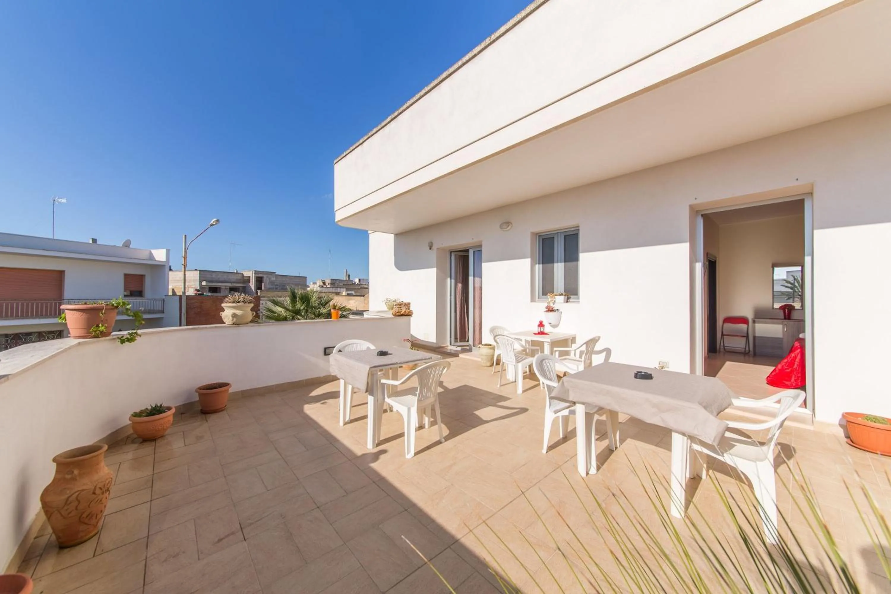 Balcony/Terrace in B&B Rosso Salento