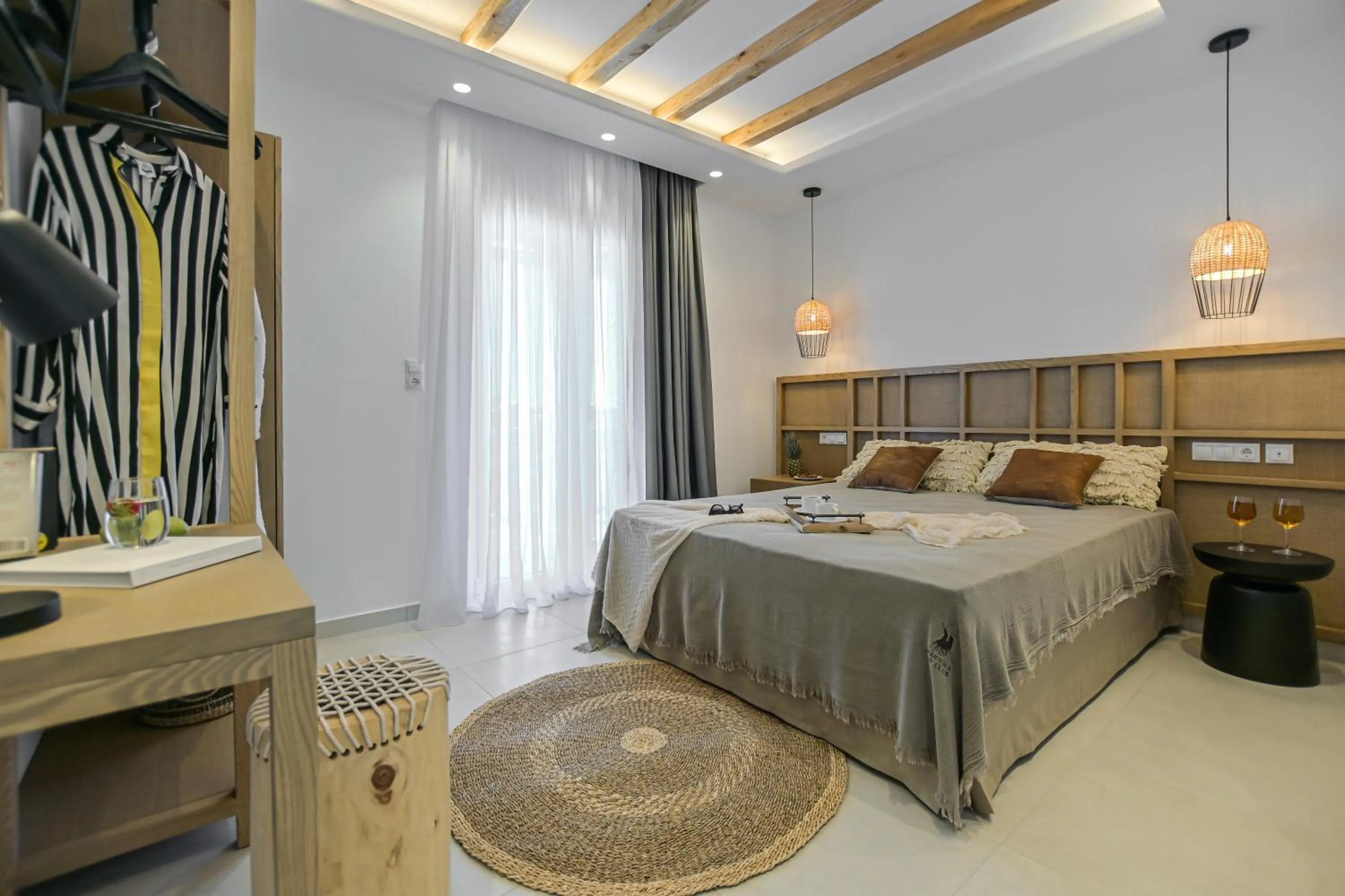 Bedroom, Bed in Sea & Olives Suites Hotel and Villas
