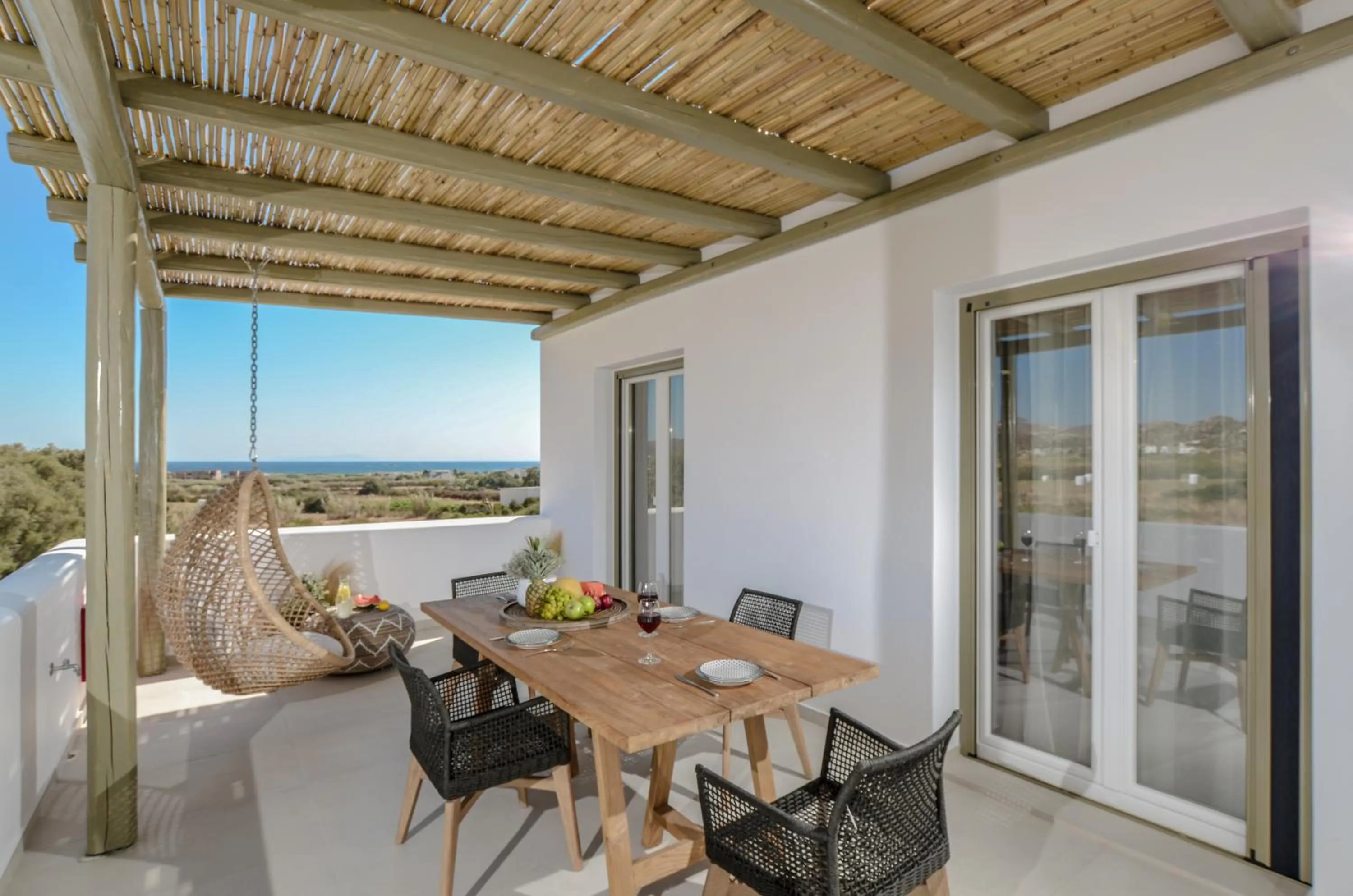 Balcony/Terrace in Sea & Olives Suites Hotel and Villas