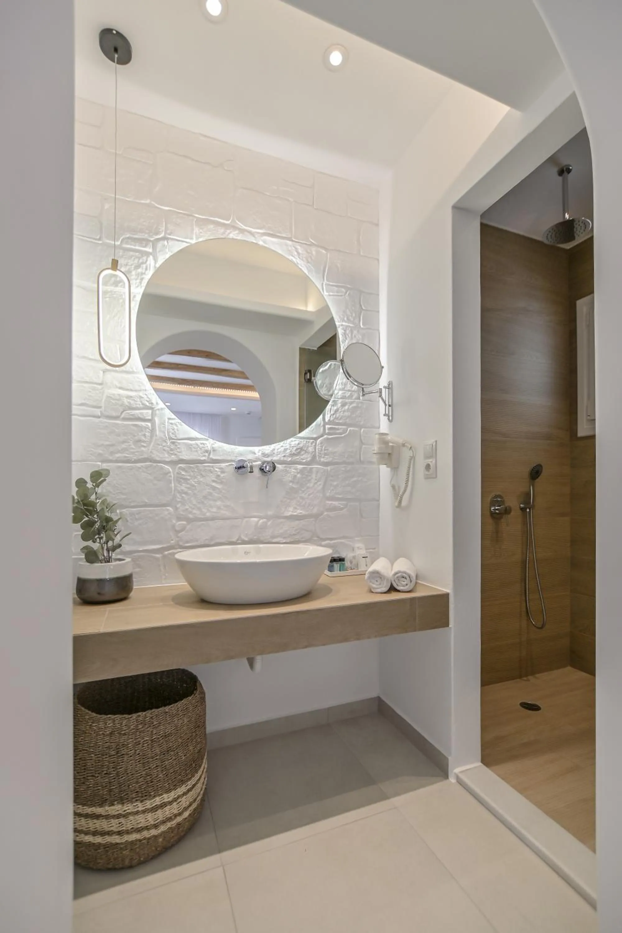 Bathroom in Sea & Olives Suites Hotel and Villas