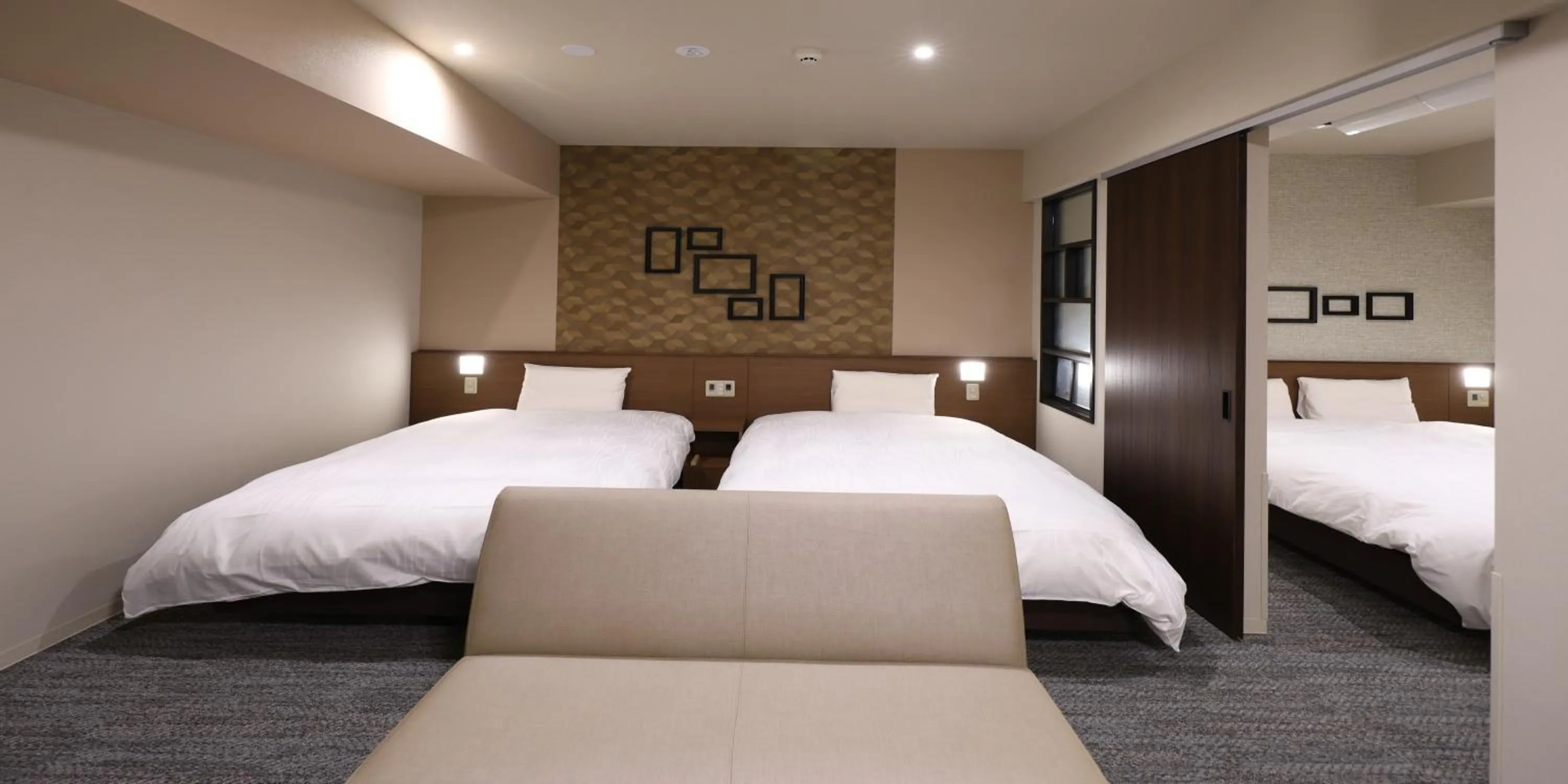 Photo of the whole room, Bed in Dormy Inn Tsuruga Natural Hot Spring